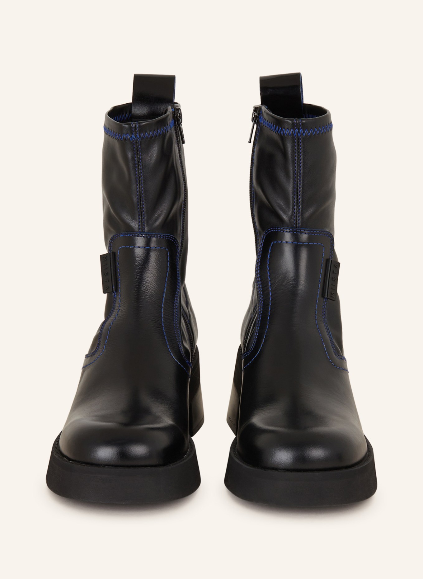 MIISTA Boots OLIANA, Color: BLACK/ BLUE (Image 3)
