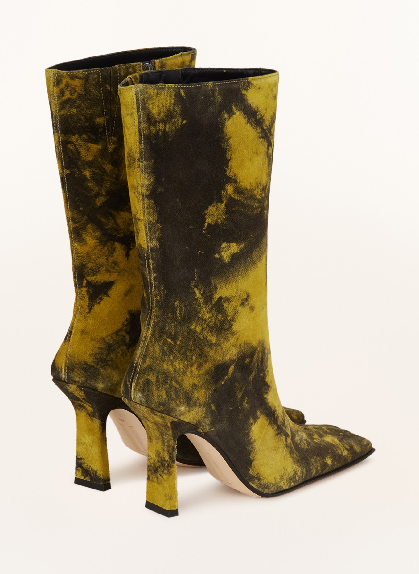 MIISTA Boots NOOR, Color: BLACK/ YELLOW (Image 2)