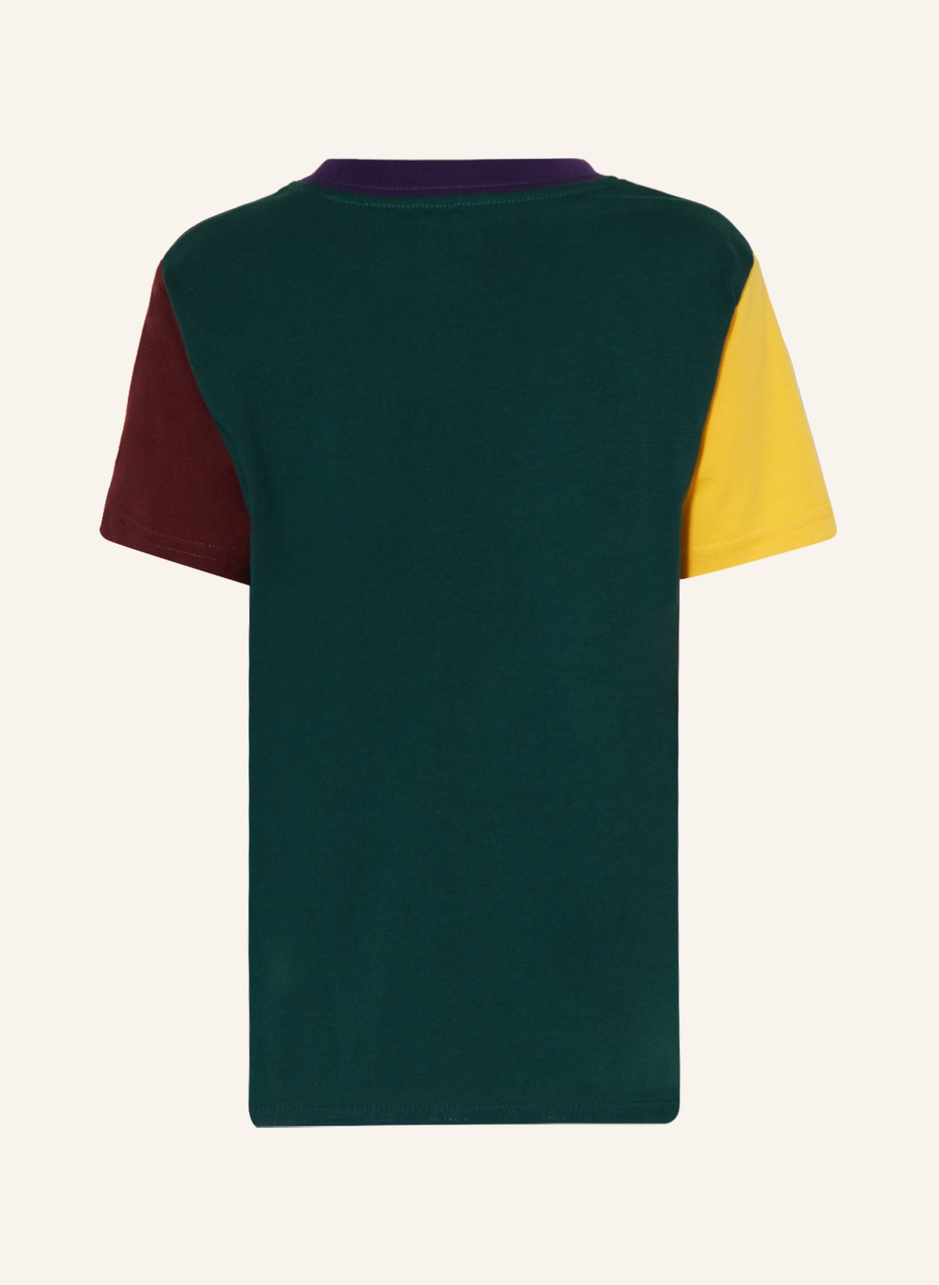 POLO RALPH LAUREN T-Shirt, Farbe: DUNKELBLAU/ GELB/ DUNKELROT (Bild 2)