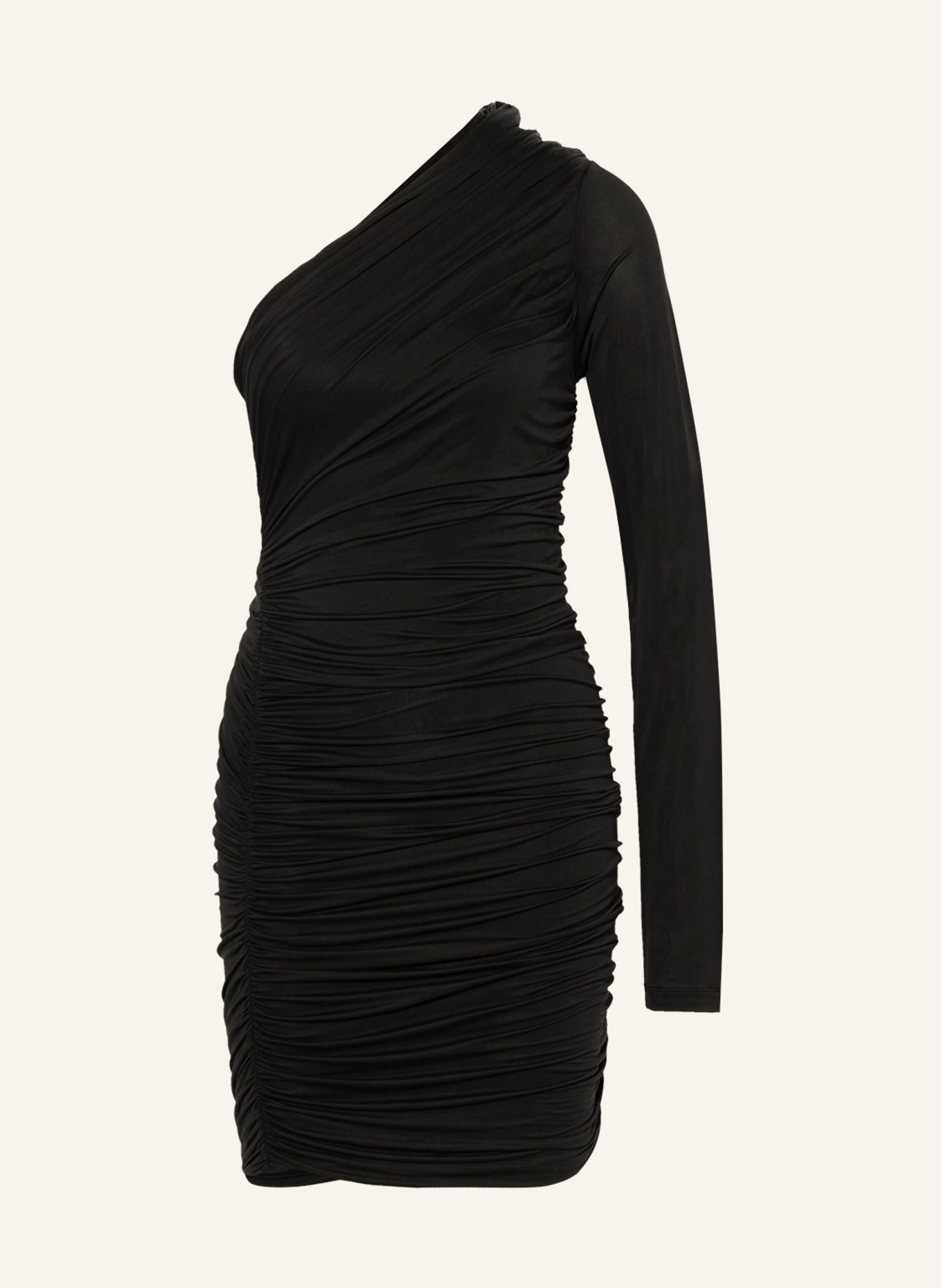 GAUGE81 One-shoulder dress PILA, Color: BLACK (Image 1)