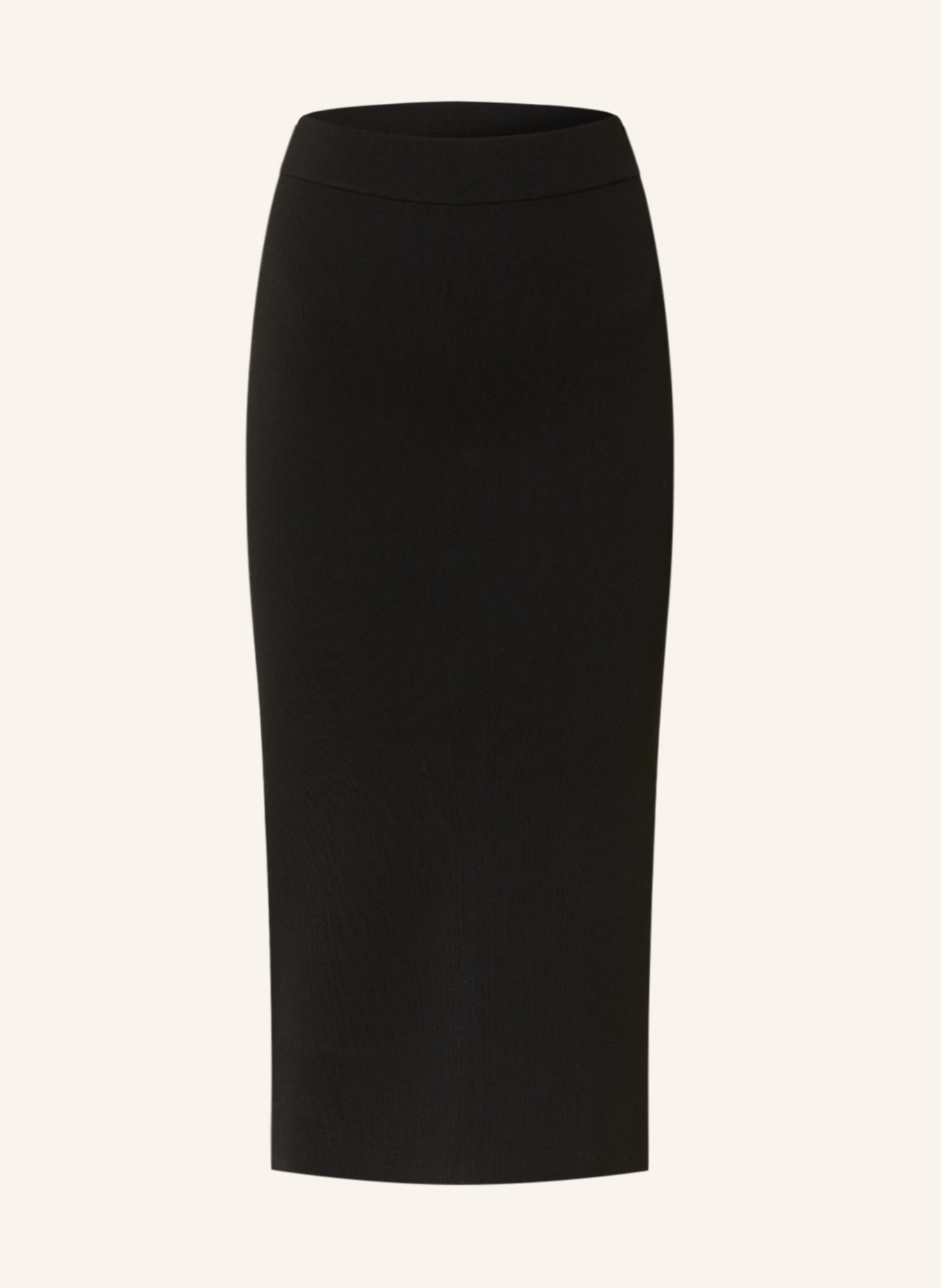 GAUGE81 Knit skirt OVIDA, Color: BLACK (Image 1)
