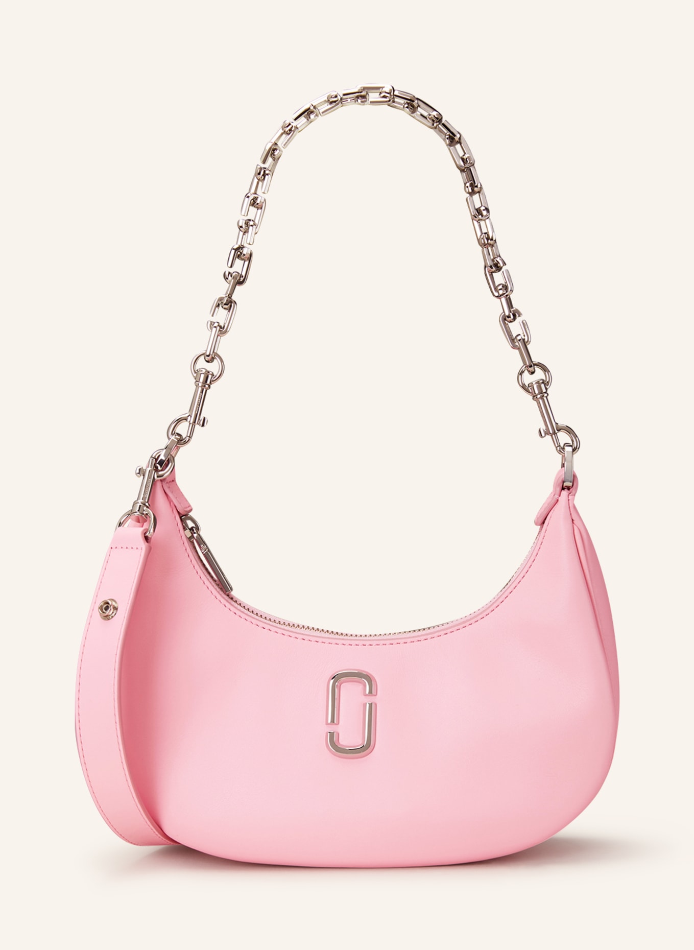 MARC JACOBS Schultertasche THE CURVE, Farbe: ROSA (Bild 1)