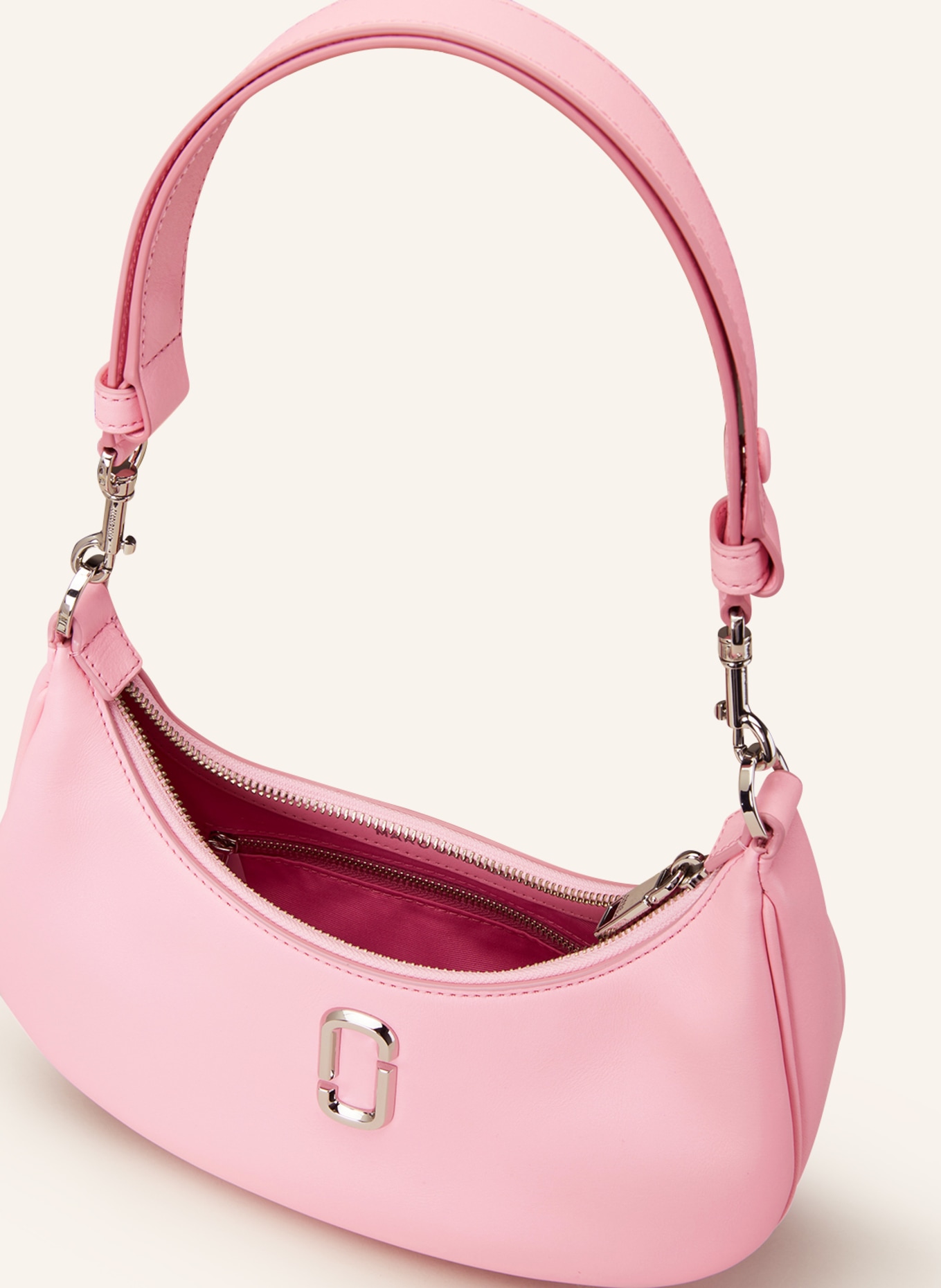 MARC JACOBS Schultertasche THE CURVE, Farbe: ROSA (Bild 3)