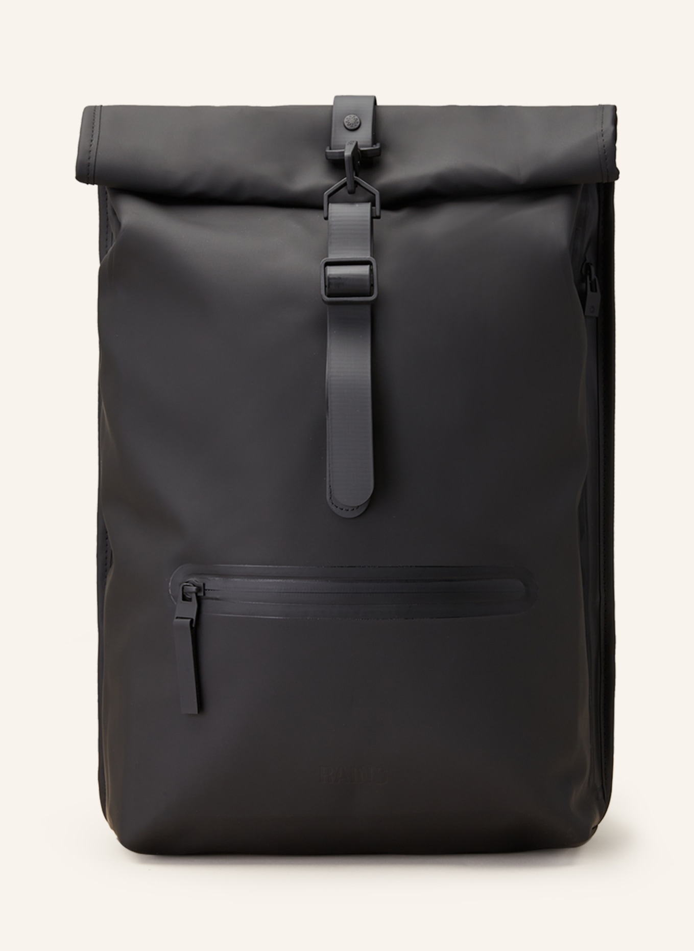 RAINS Backpack with laptop compartment, Color: BLACK (Image 1)