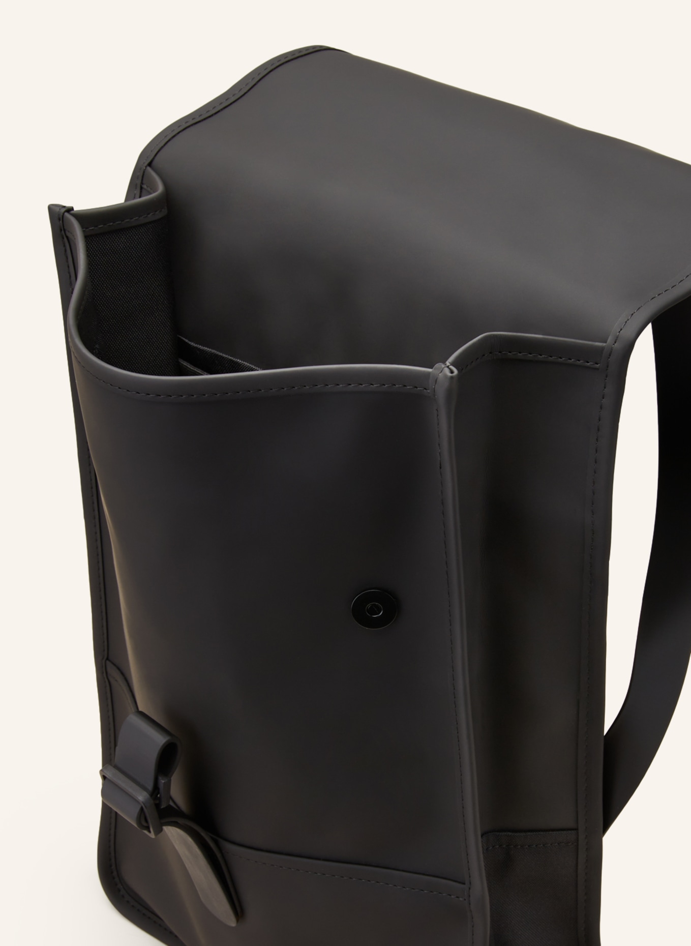 RAINS Backpack MINI with laptop compartment, Color: BLACK (Image 3)