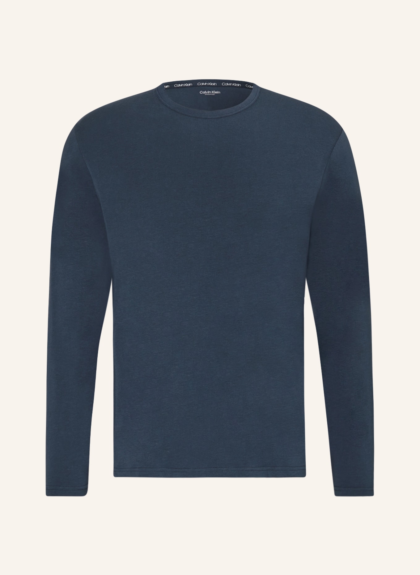 Calvin Klein Pajama shirt COTTON STRETCH, Color: DARK BLUE (Image 1)