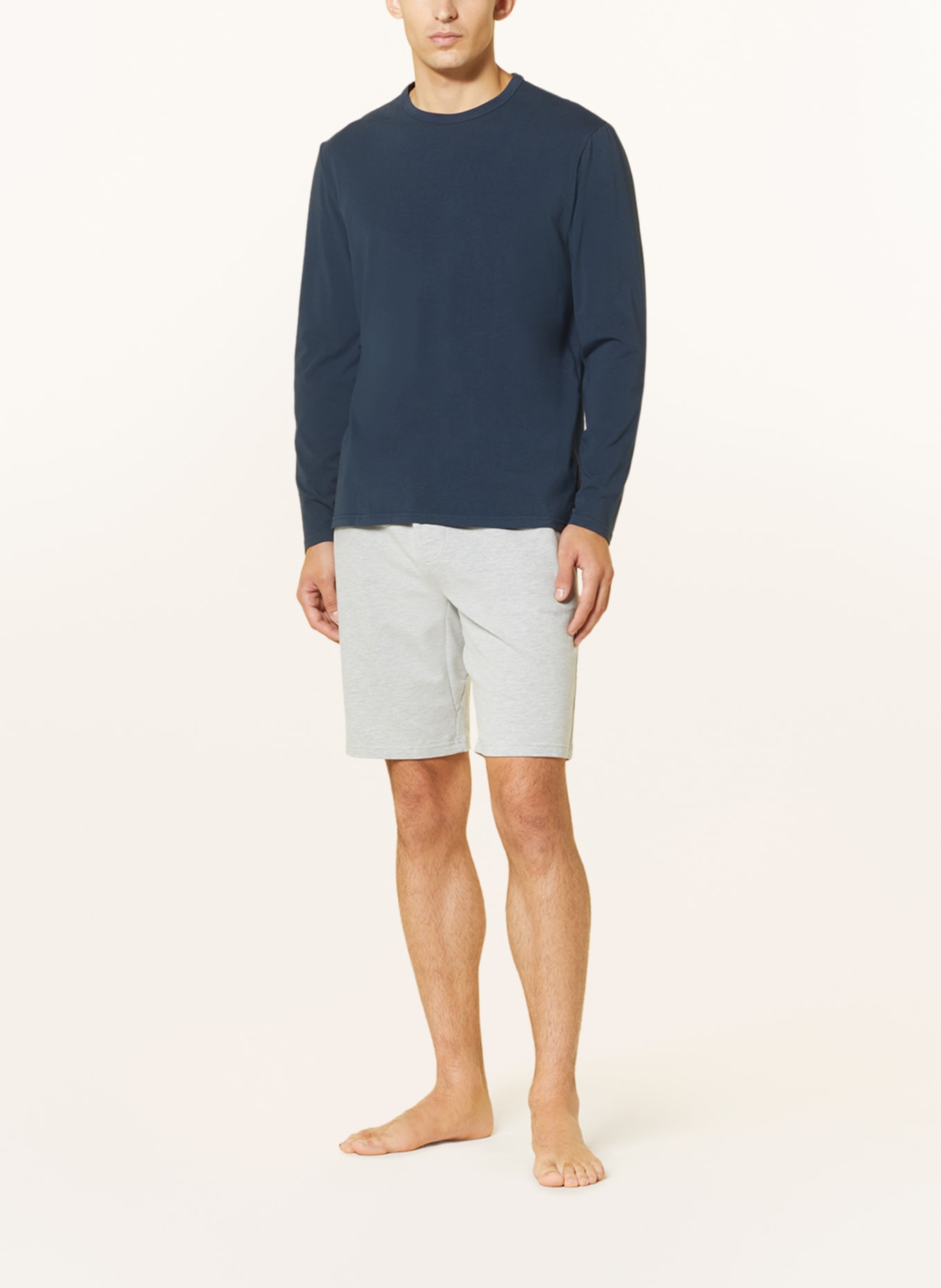 Calvin Klein Pajama shirt COTTON STRETCH, Color: DARK BLUE (Image 2)
