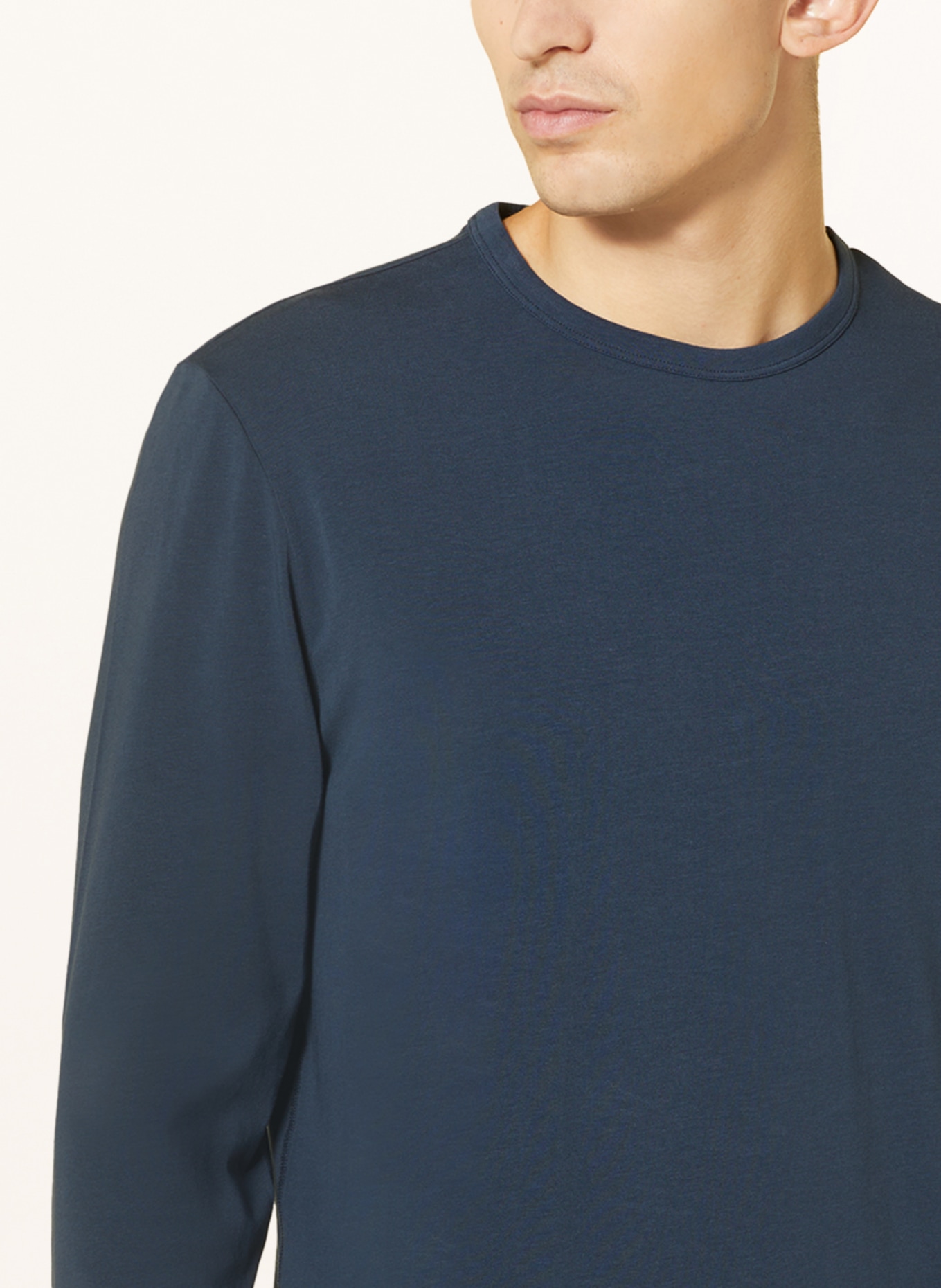 Calvin Klein Pajama shirt COTTON STRETCH, Color: DARK BLUE (Image 4)