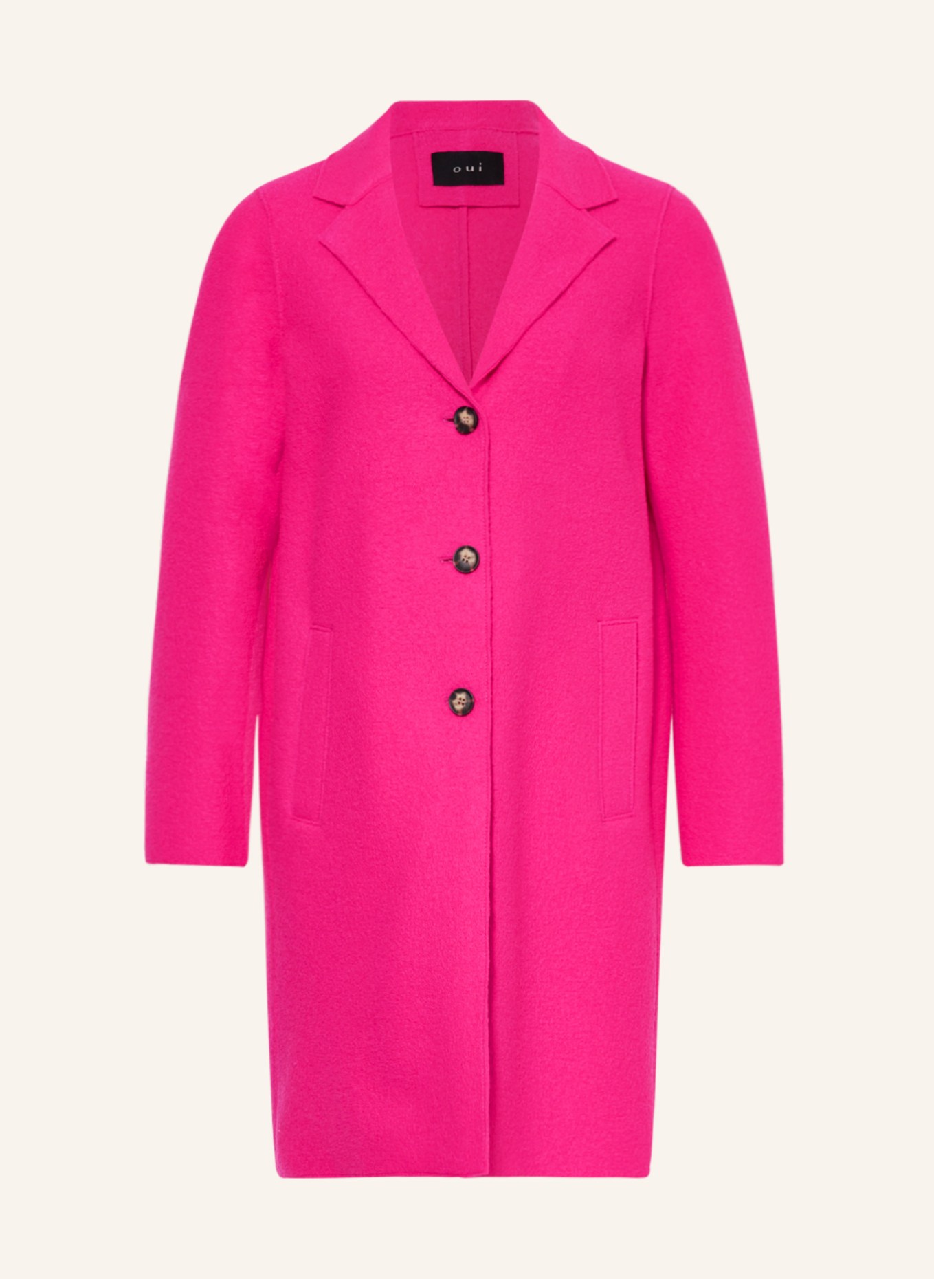 oui Wool coat, Color: PINK (Image 1)