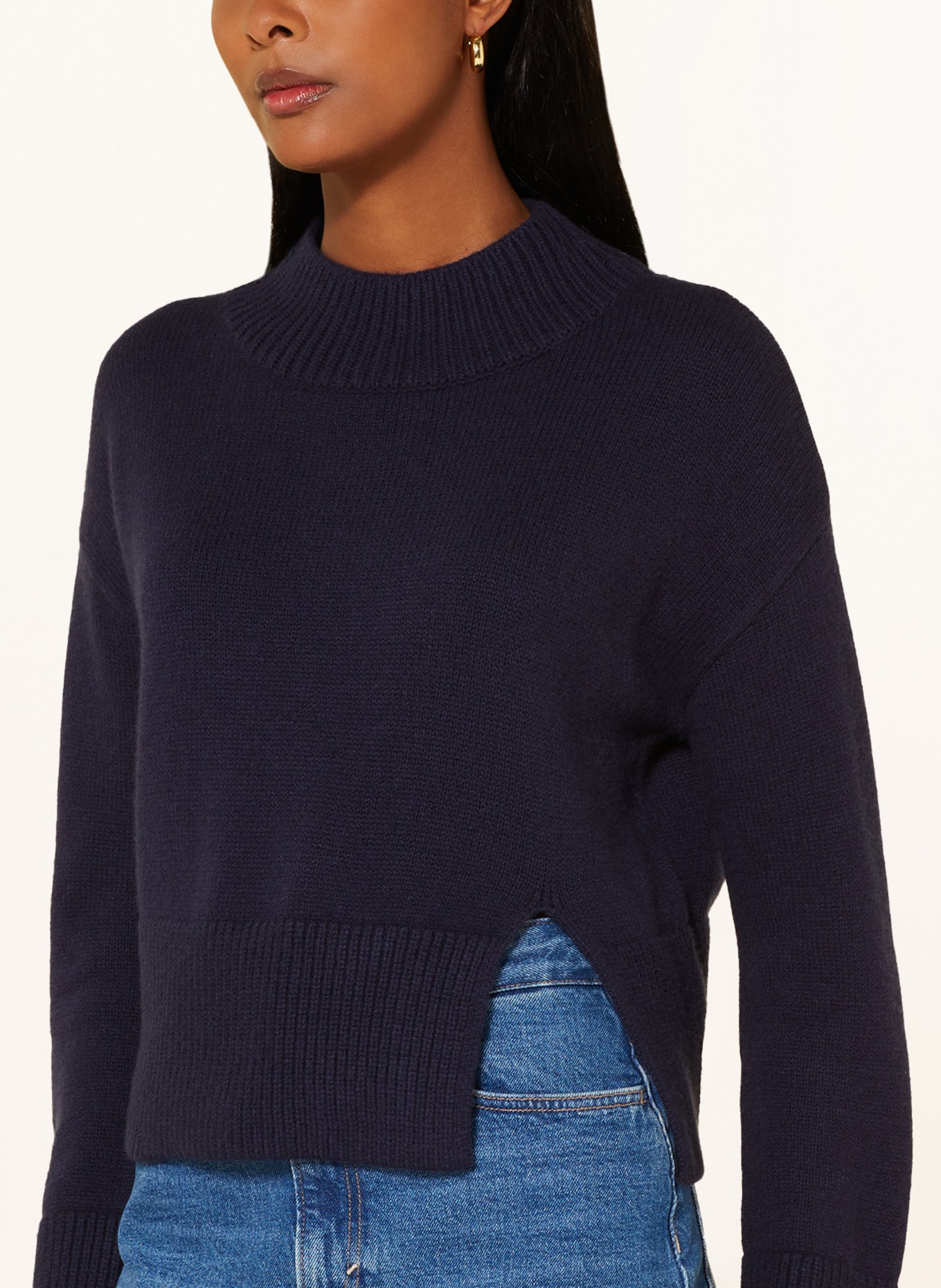 oui Sweater, Color: DARK BLUE (Image 4)