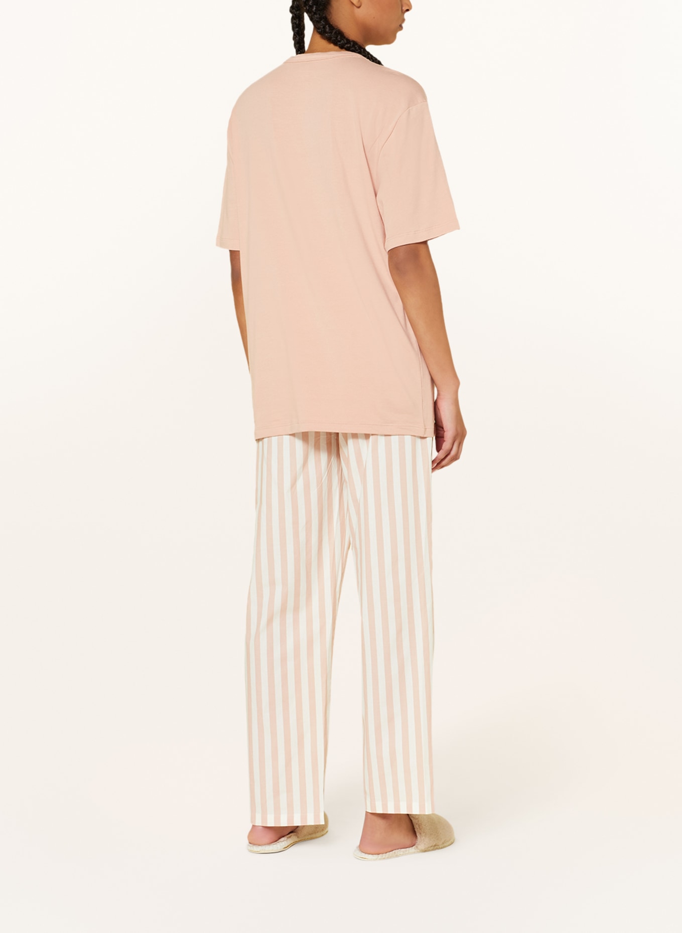 Calvin Klein Pyžamové tričko PURE COTTON, Barva: NUDE (Obrázek 3)