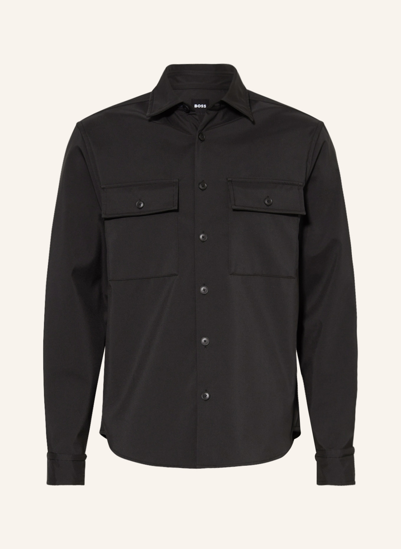 BOSS Overshirt COLE, Color: BLACK (Image 1)