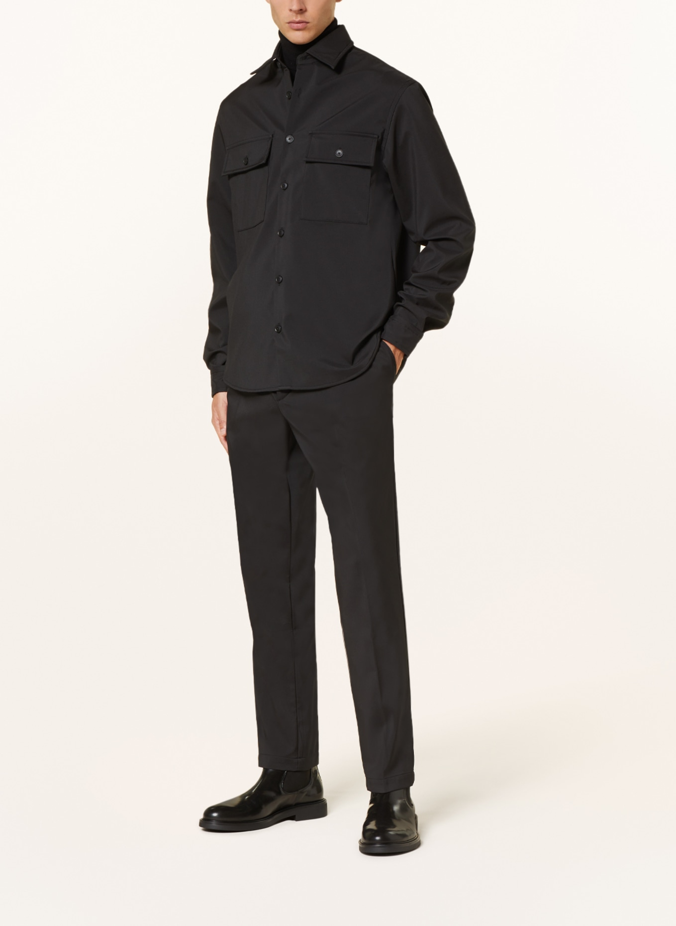 BOSS Overshirt COLE, Color: BLACK (Image 2)