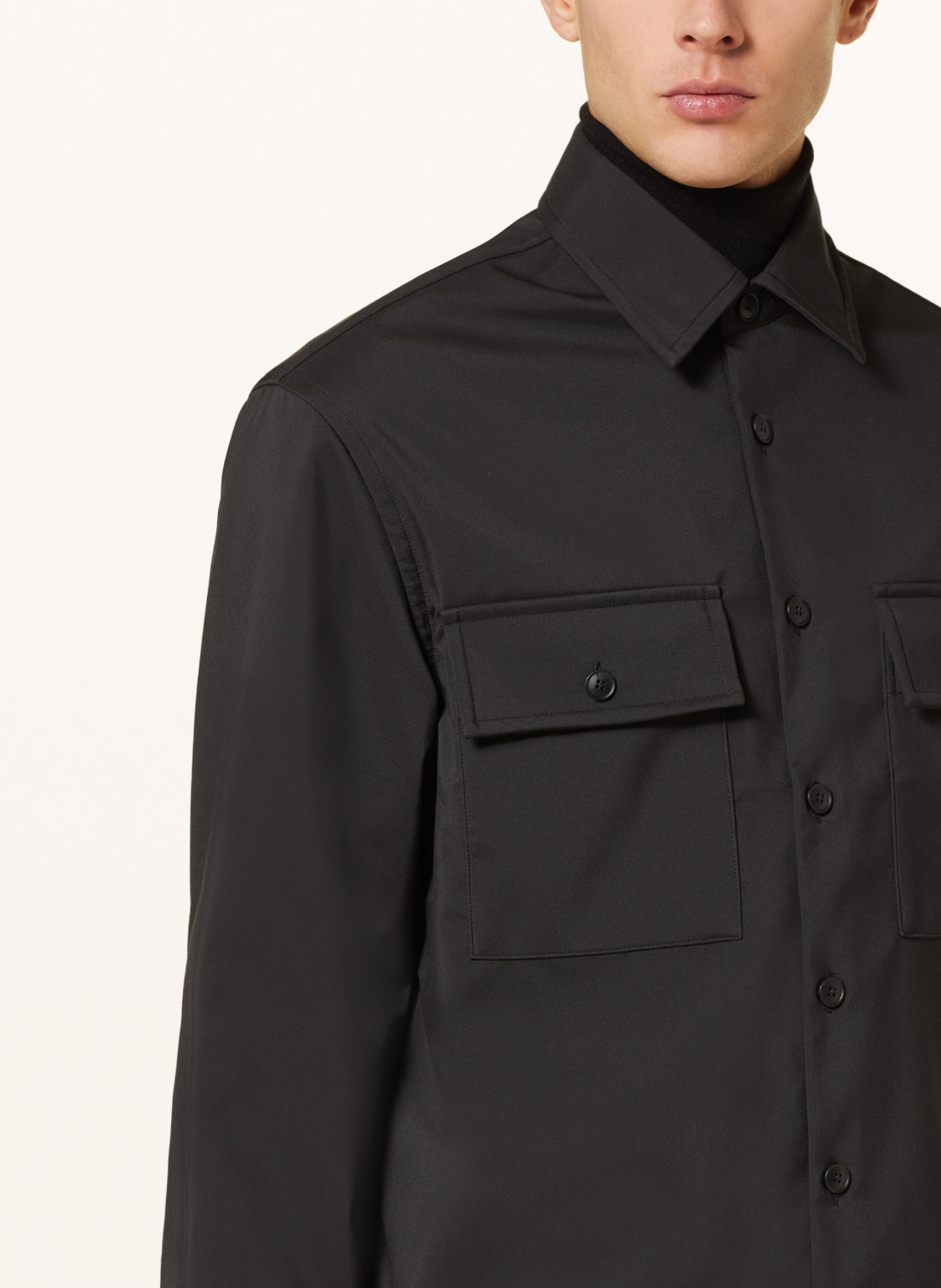 BOSS Overshirt COLE, Color: BLACK (Image 4)