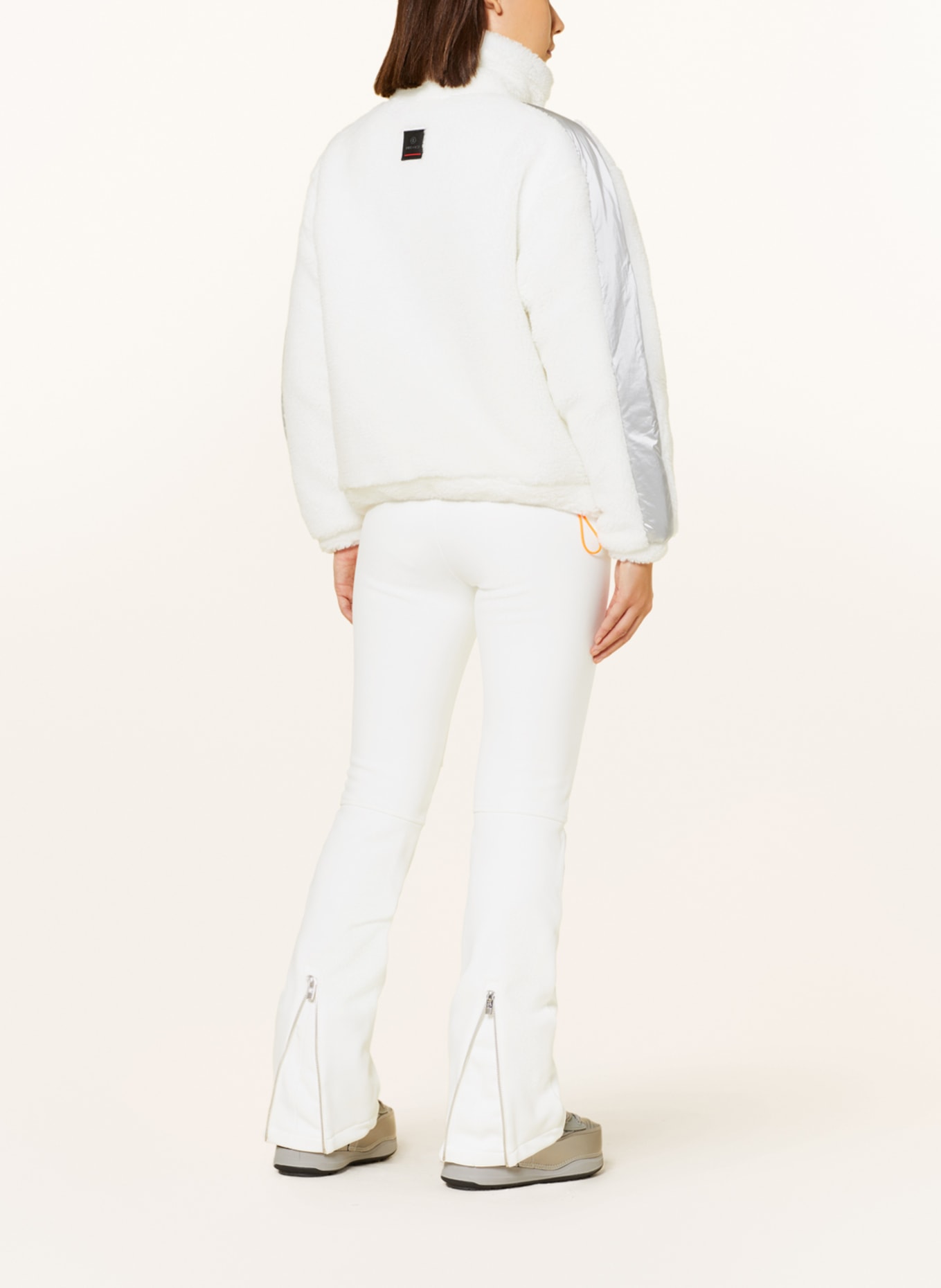 FIRE+ICE Fleece jacket NINETTA, Color: WHITE/ SILVER (Image 3)