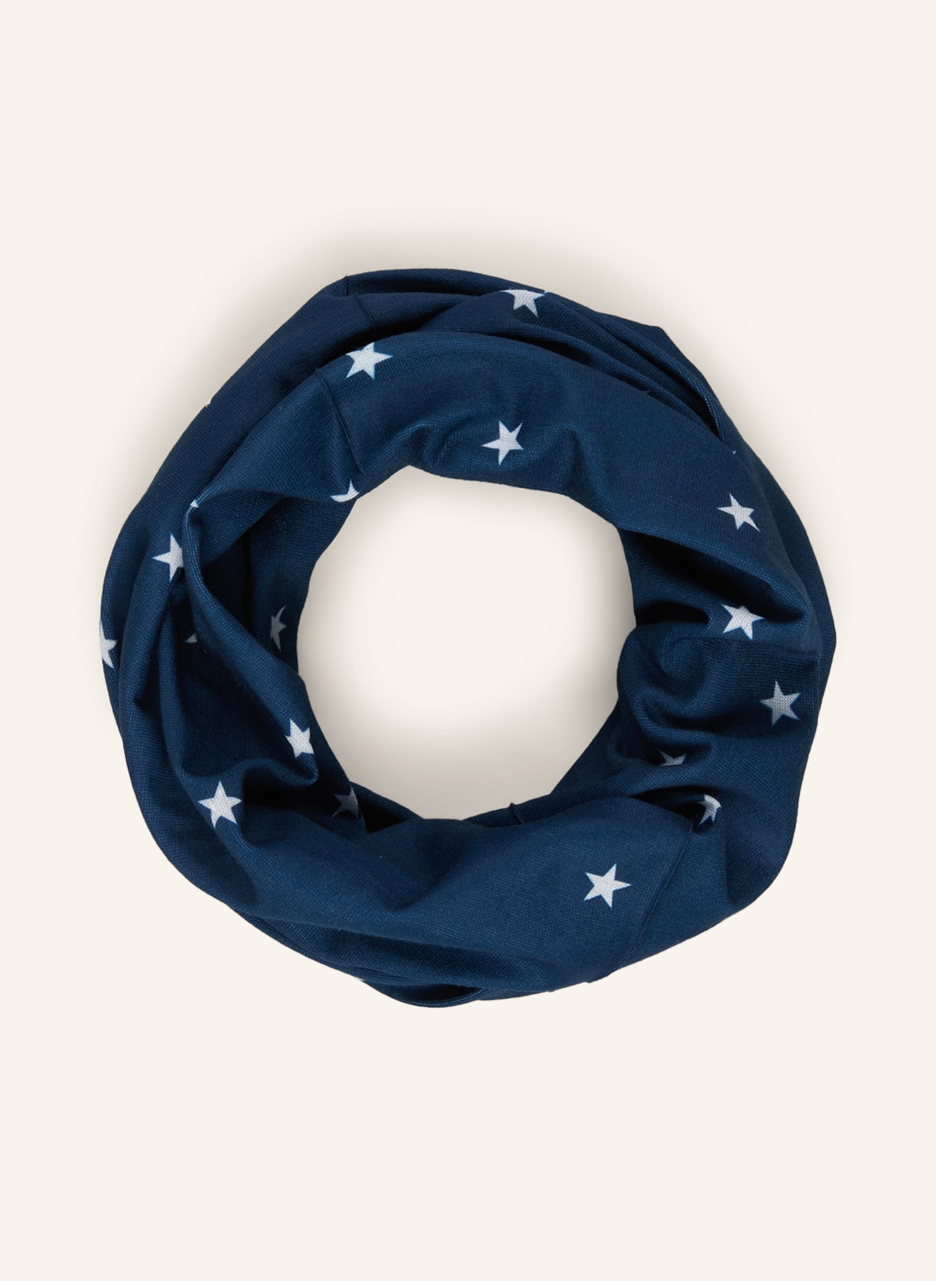 maloja Loop scarf DOVENOM., Color: DARK BLUE/ WHITE (Image 2)