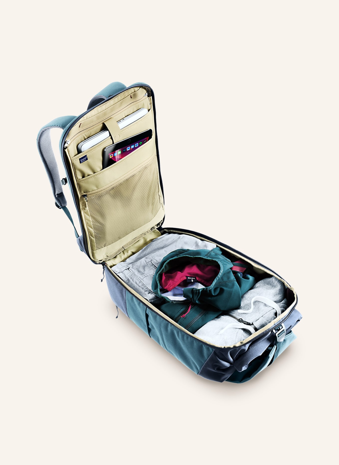 deuter Backpack UTILION 30 l with laptop compartment, Color: TEAL (Image 3)