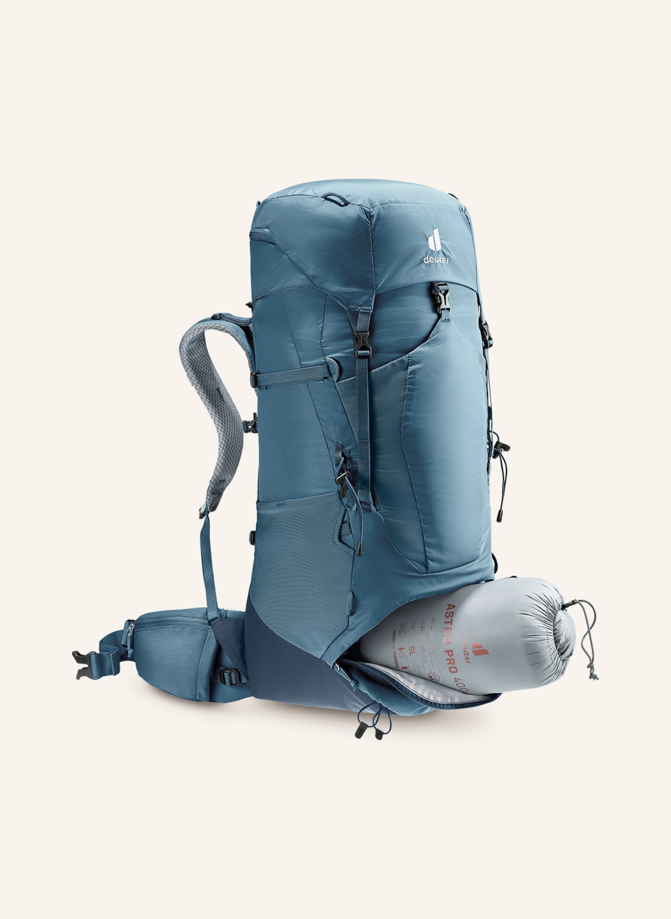 deuter Backpack AIRCONTACT LITE 50 + 10, Color: BLUE (Image 4)