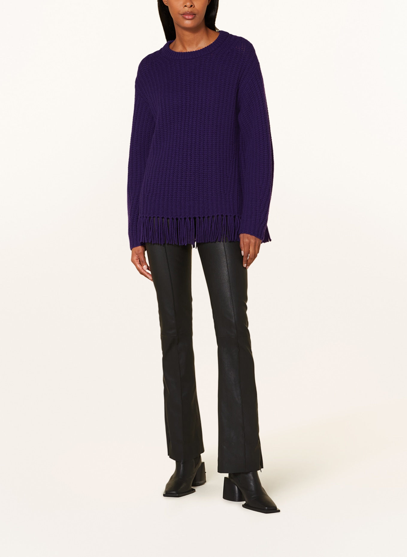 FTC CASHMERE Cashmere sweater, Color: DARK PURPLE (Image 2)