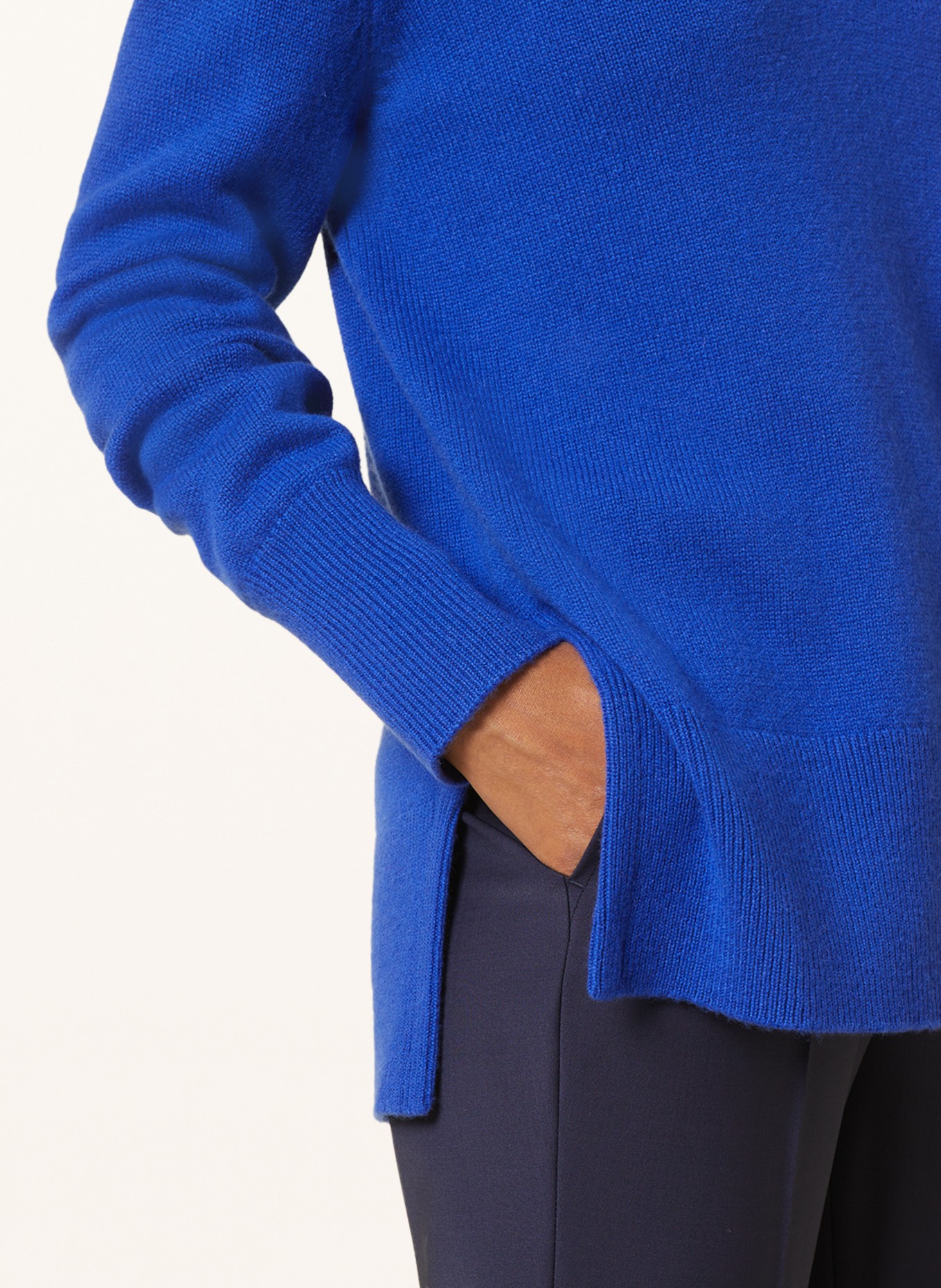 FTC CASHMERE Cashmere-Pullover, Farbe: BLAU (Bild 4)