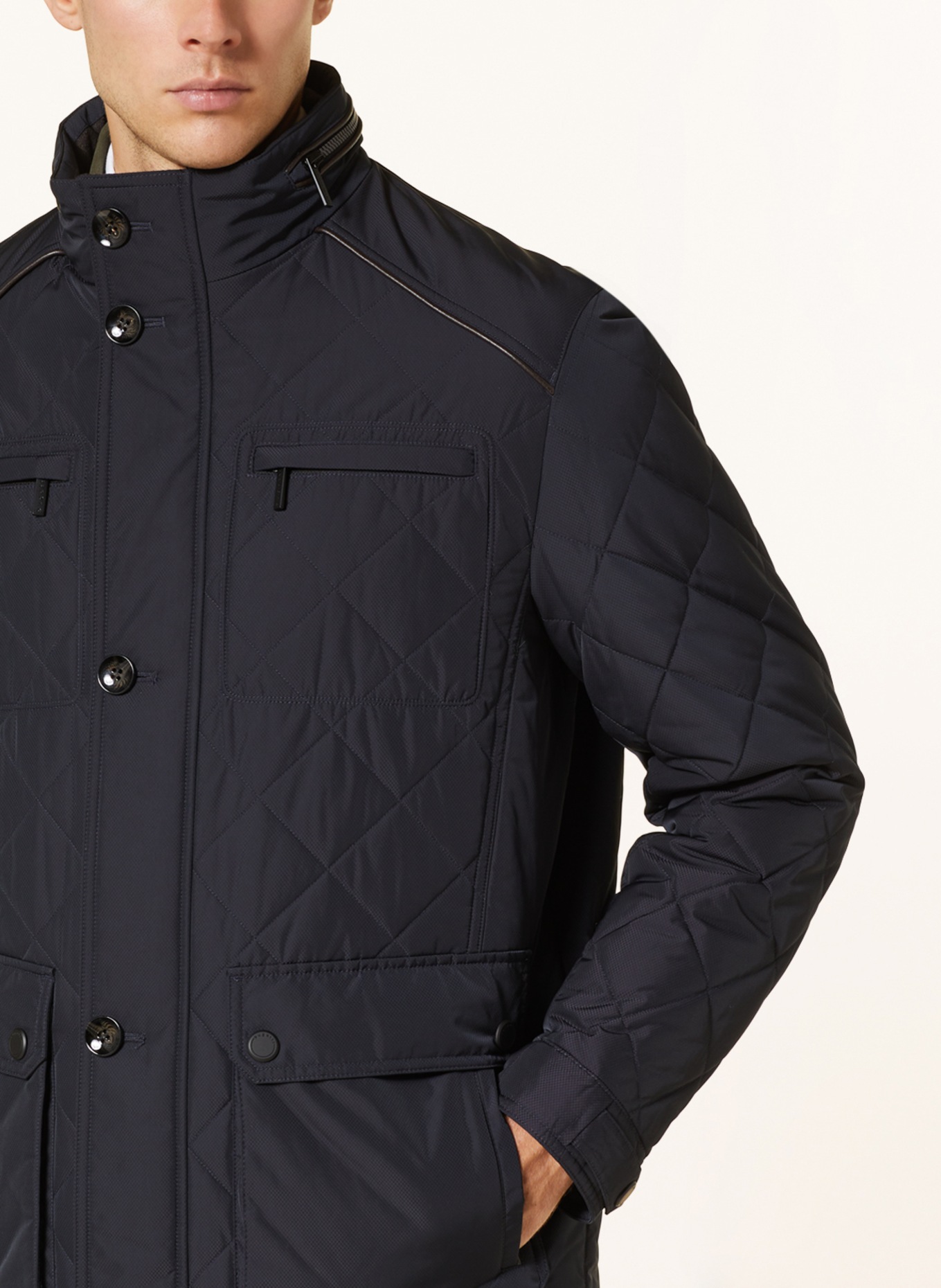 bugatti Bunda Fieldjacket: TMAVĚ MODRÁ