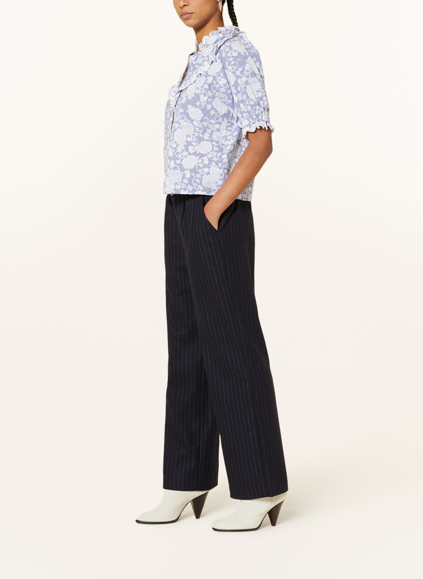 Pepe Jeans Spodnie marlena RENE, Kolor: GRANATOWY (Obrazek 4)