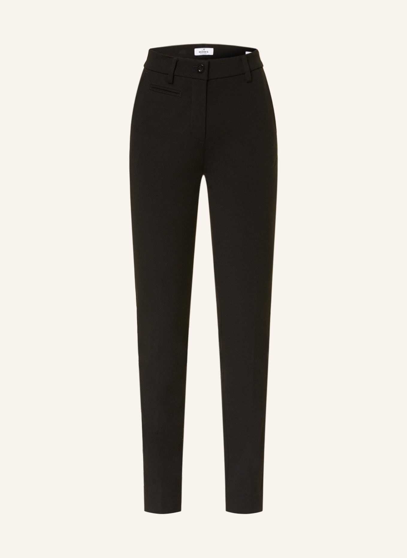 MASON'S Jersey pants, Color: BLACK (Image 1)