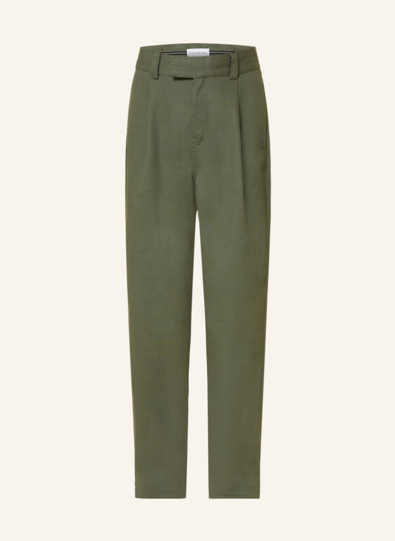 Calvin Klein Jeans Trousers regular fit, Color: OLIVE (Image 1)