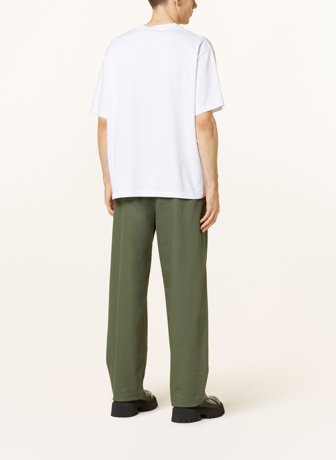 Calvin Klein Jeans Trousers regular fit, Color: OLIVE (Image 3)