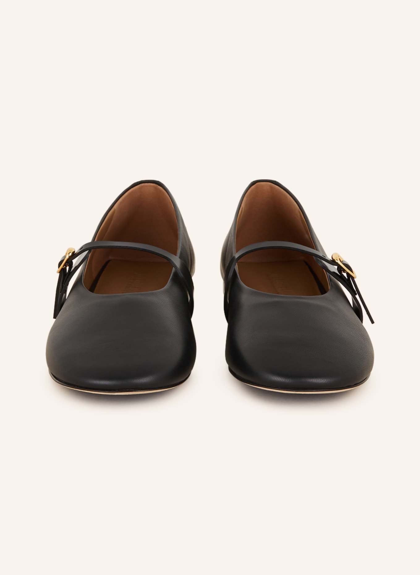 JACQUEMUS Ballet flats LES BALLERINES RONDES in black