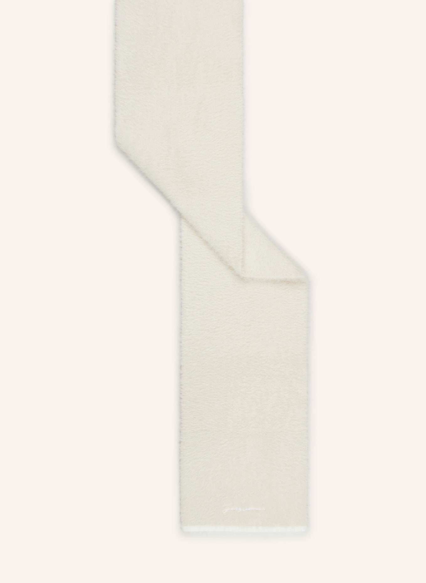 JACQUEMUS Schal L' ECHARPE NEVE, Farbe: CREME (Bild 2)