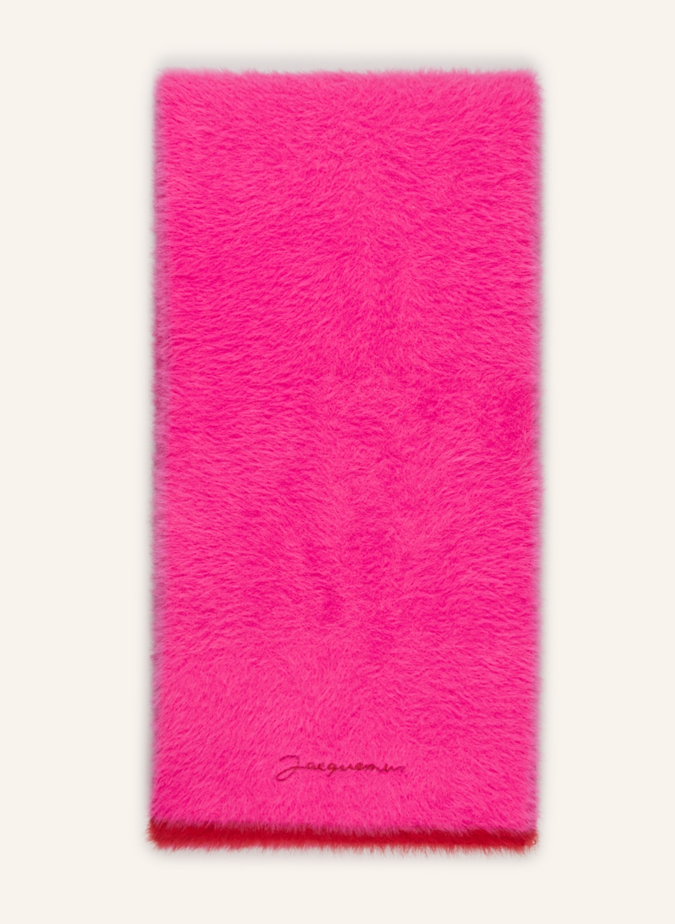 JACQUEMUS Schal L' ECHARPE NEVE, Farbe: PINK (Bild 1)
