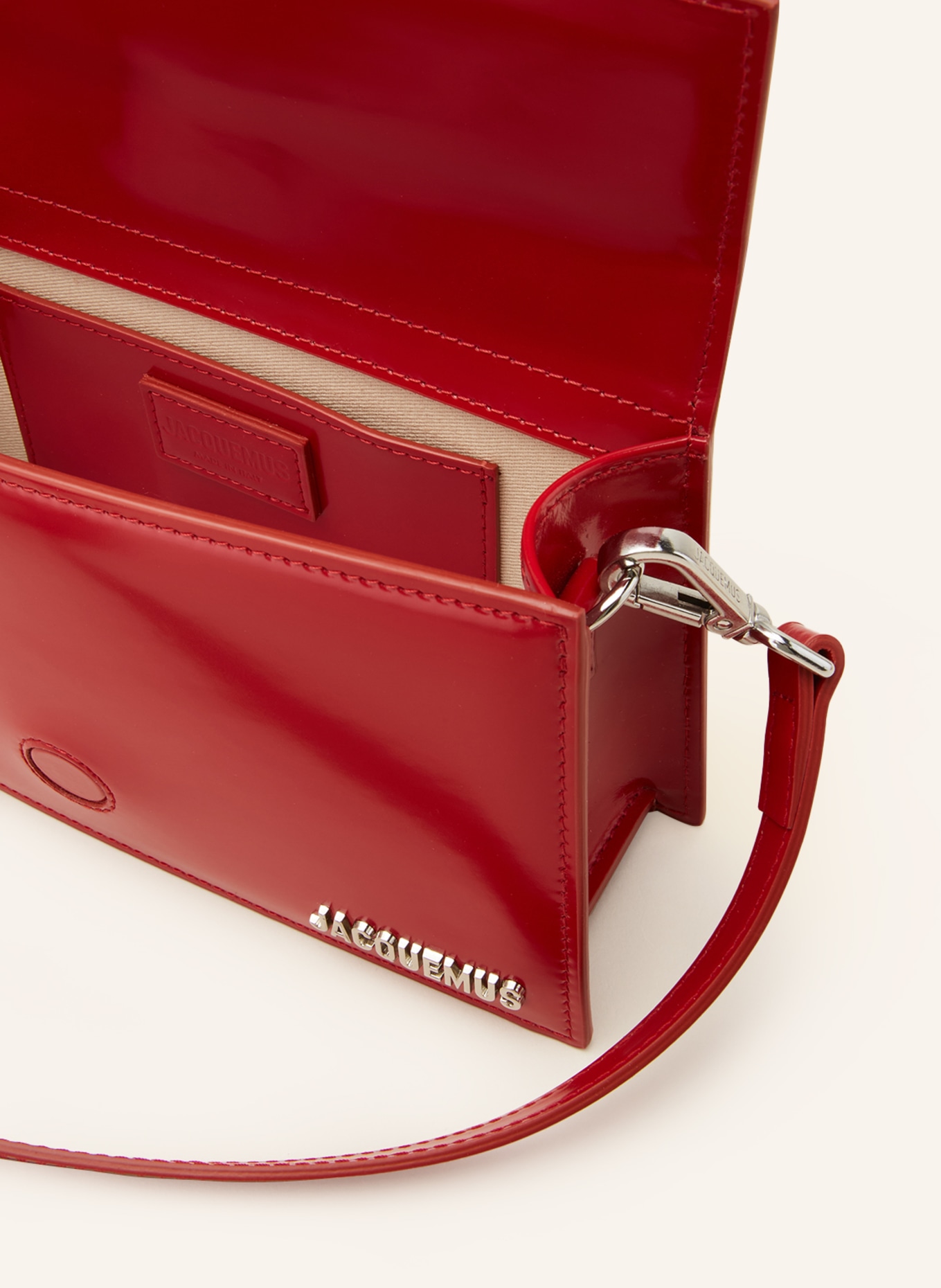 JACQUEMUS Umhängetasche LE GRAND BAMBINO, Farbe: ROT (Bild 3)