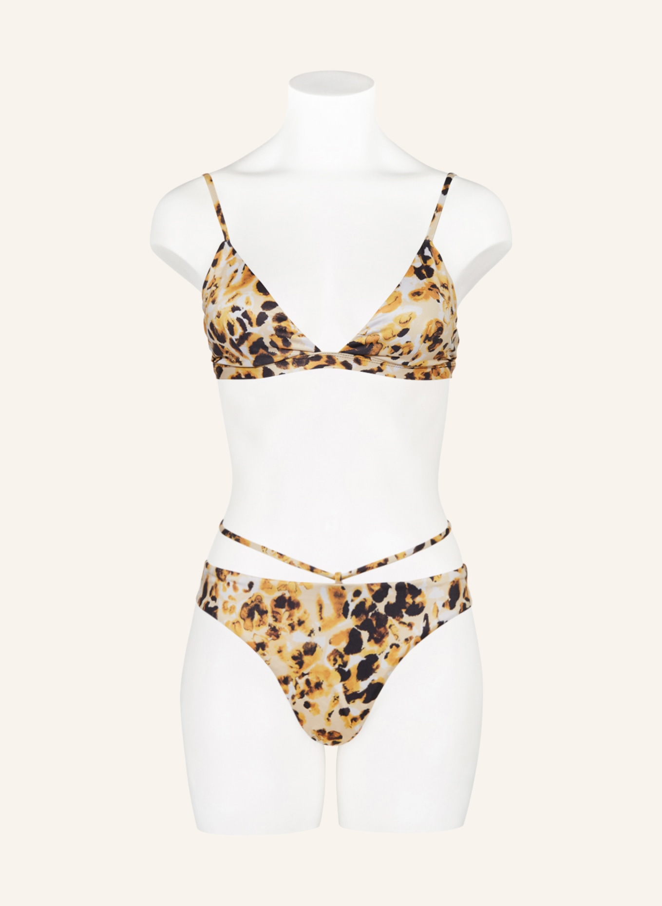 HUGO Basic bikini bottoms CAMO, Color: YELLOW/ LIGHT YELLOW/ BLACK (Image 2)