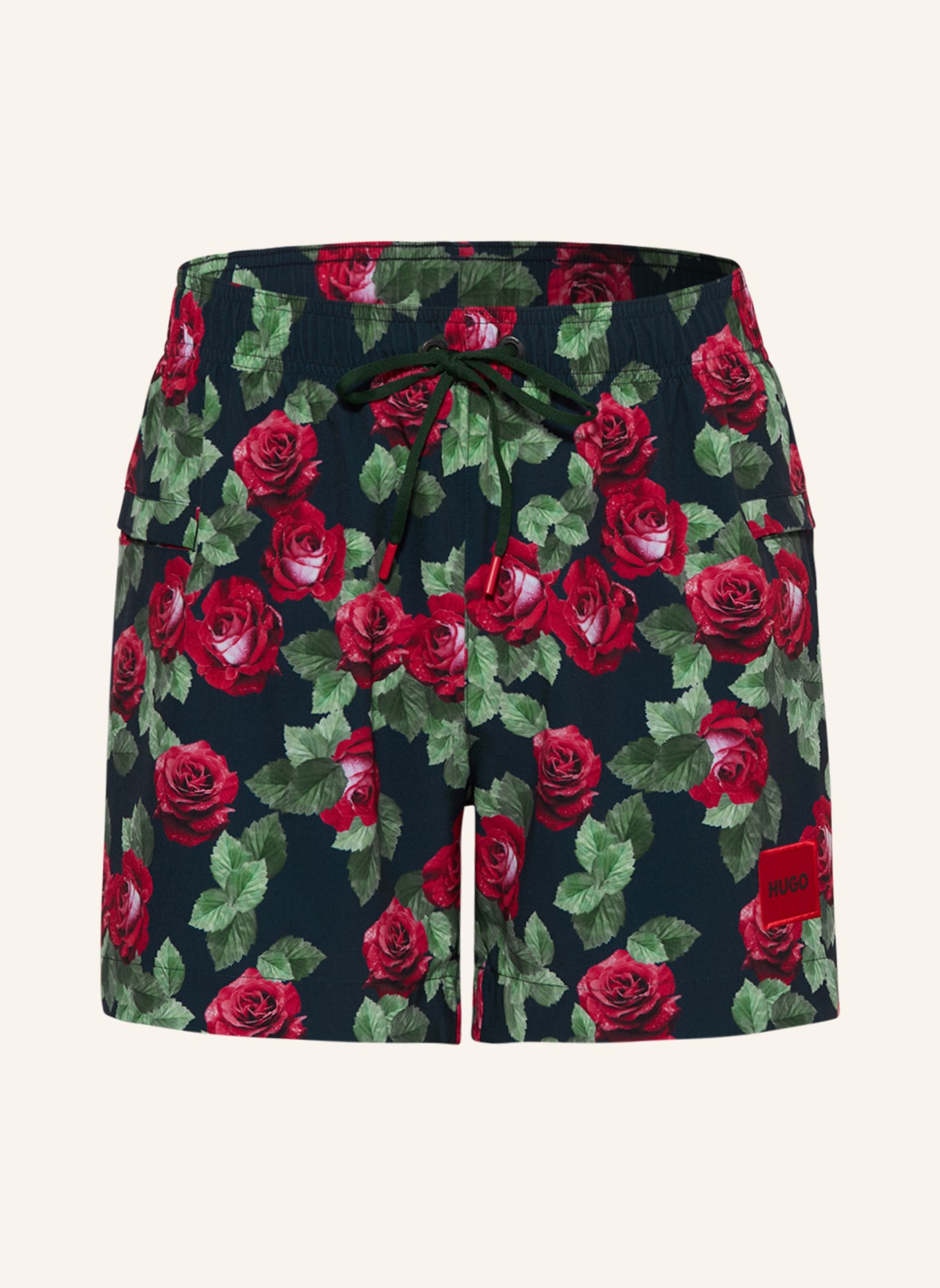 Hugo boss swim shorts red shop