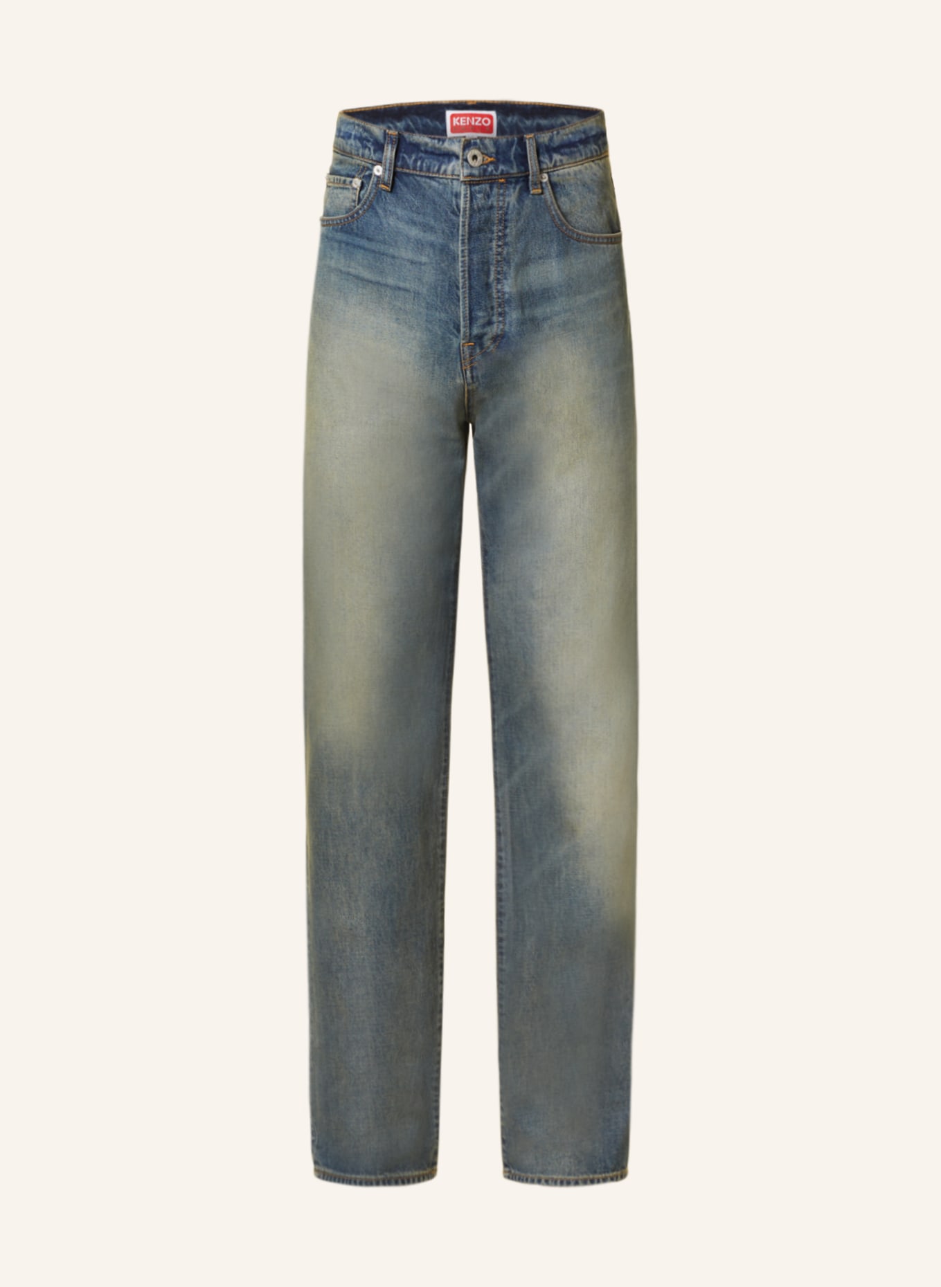 KENZO Jeans Regular Fit, Farbe: DY STONE BL DIRTY BLUE DENIM (Bild 1)