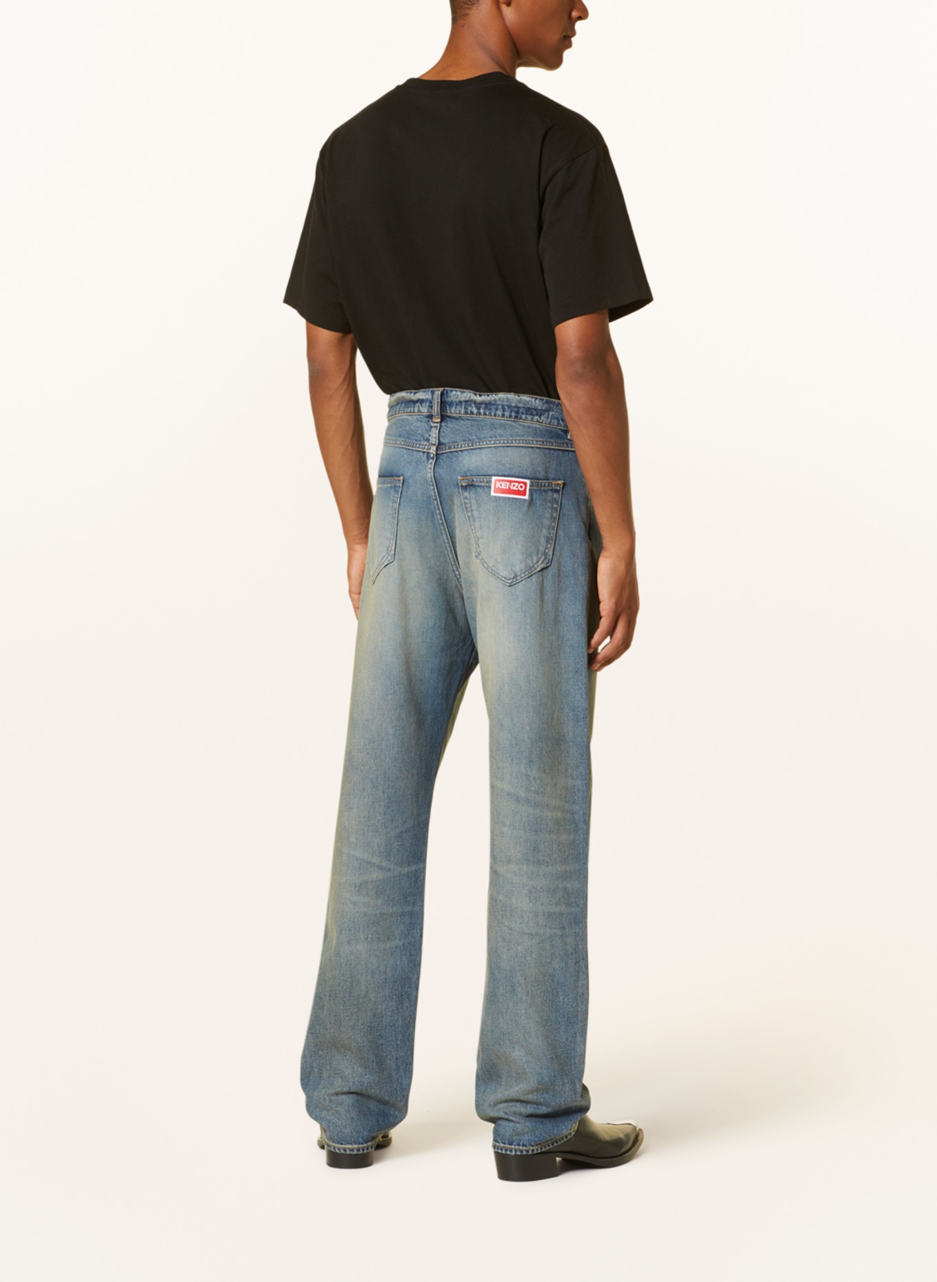 KENZO Jeans Regular Fit, Farbe: DY STONE BL DIRTY BLUE DENIM (Bild 3)