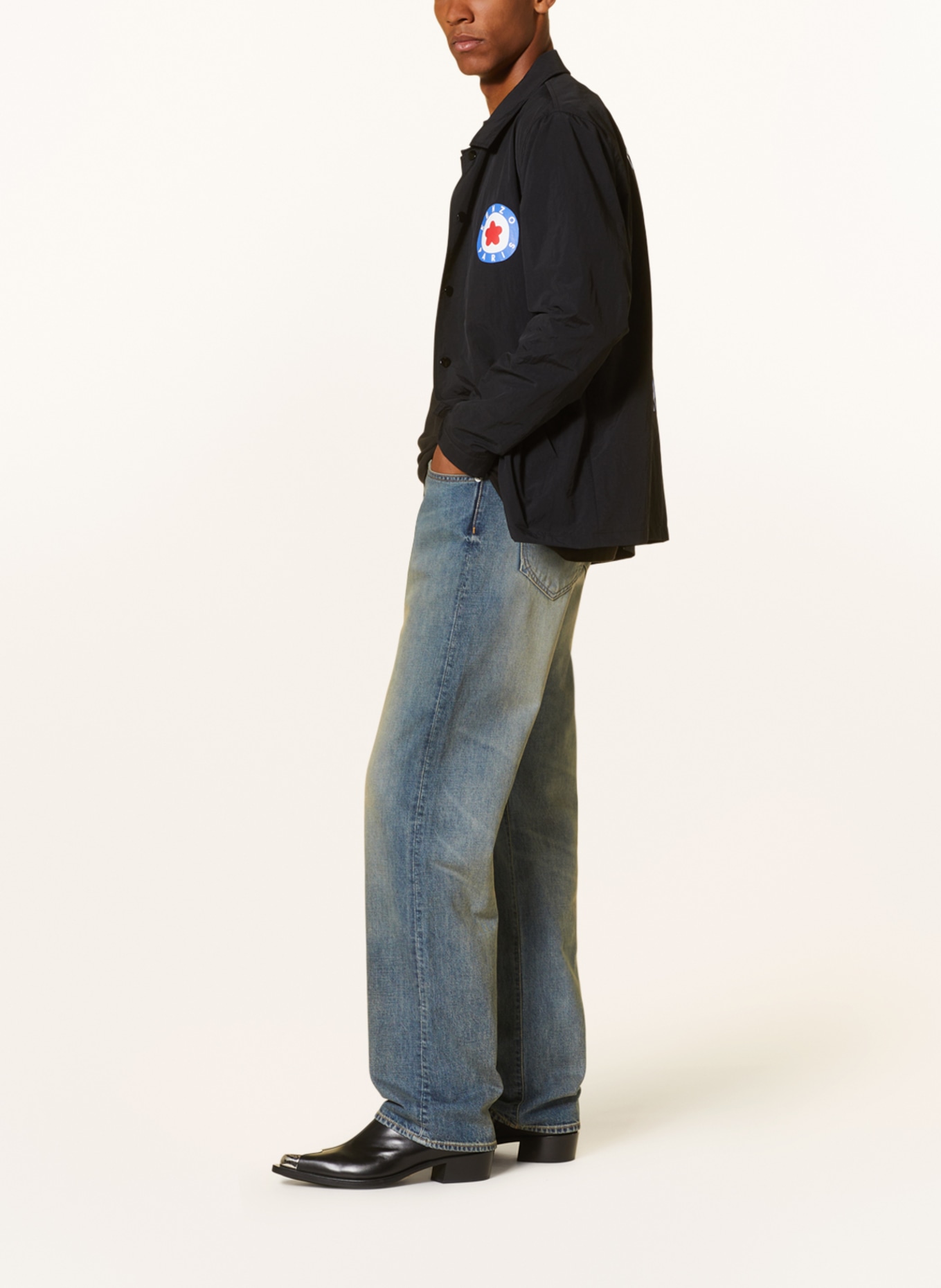 KENZO Jeans Regular Fit, Farbe: DY STONE BL DIRTY BLUE DENIM (Bild 4)