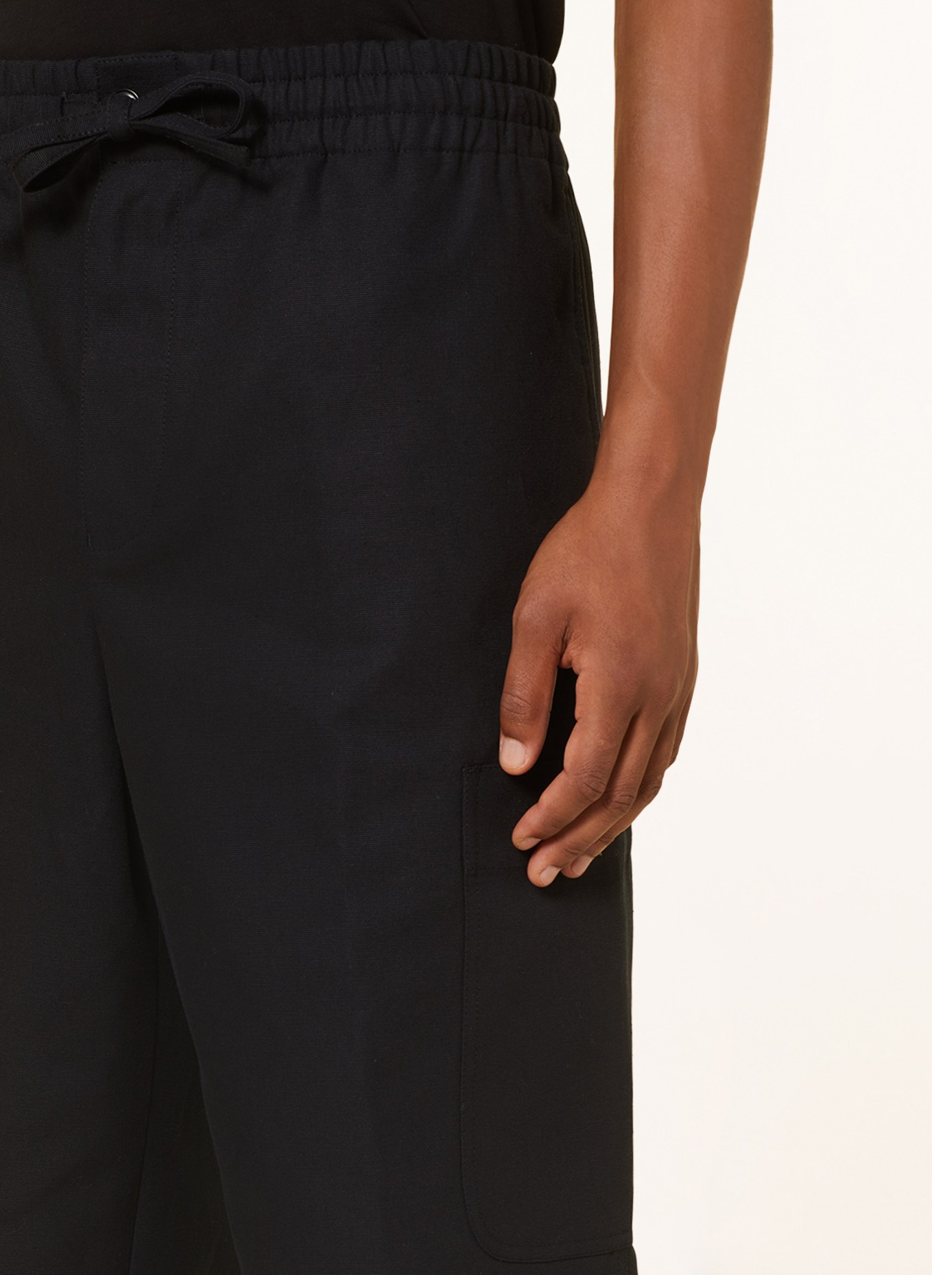 KENZO Cargo pants regular fit, Color: BLACK (Image 6)