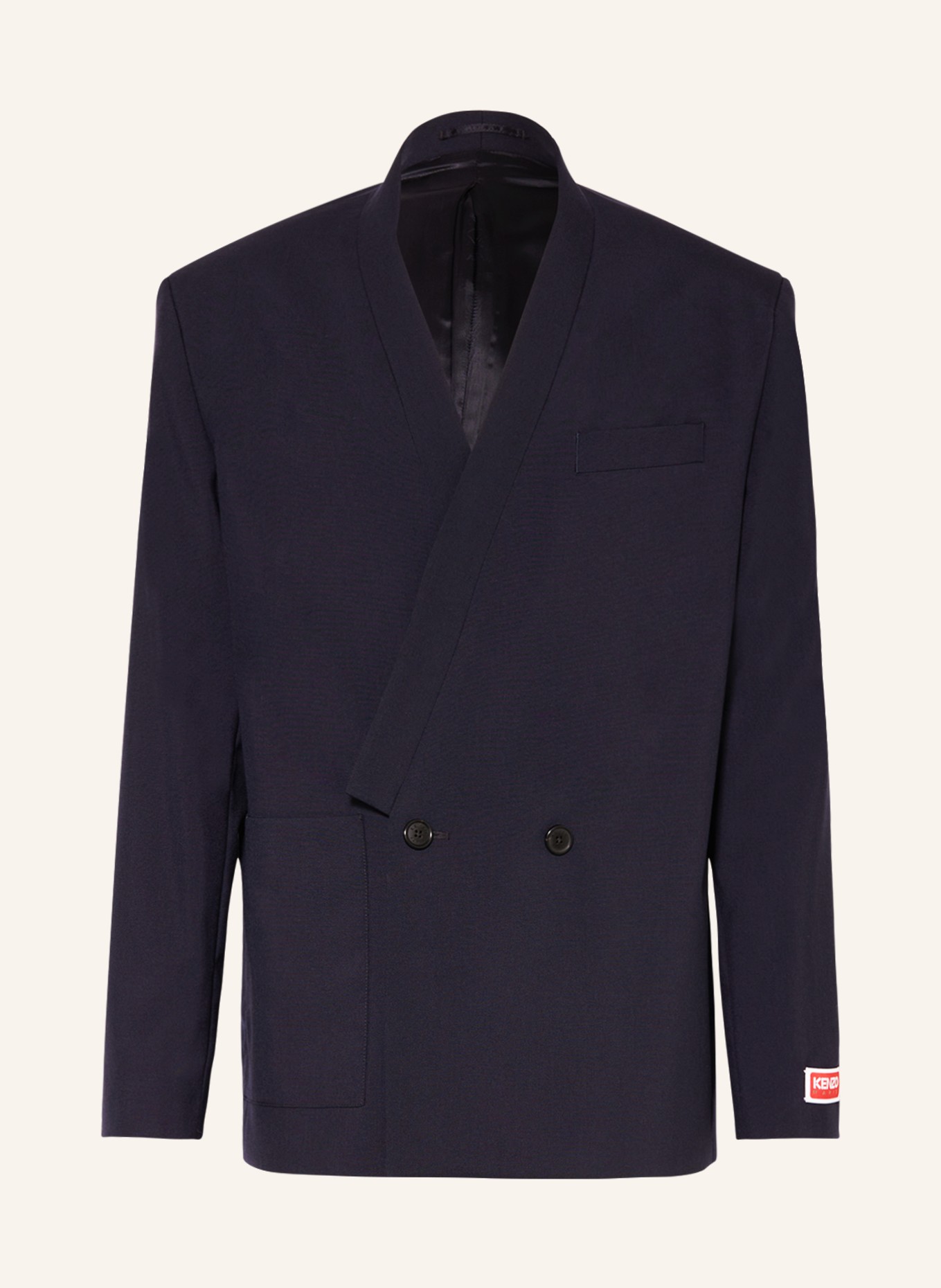 KENZO Tailored jacket slim fit, Color: DARK BLUE (Image 1)
