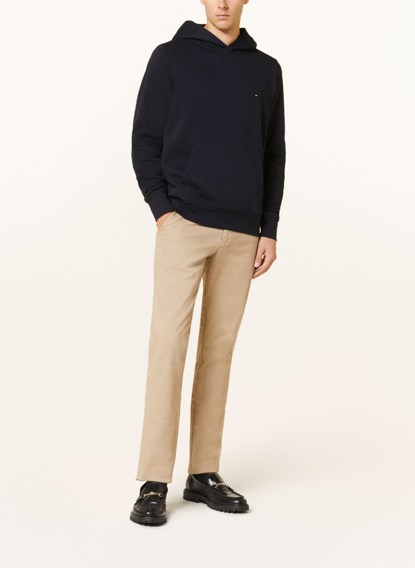 TOMMY HILFIGER Hoodie: DUNKELBLAU