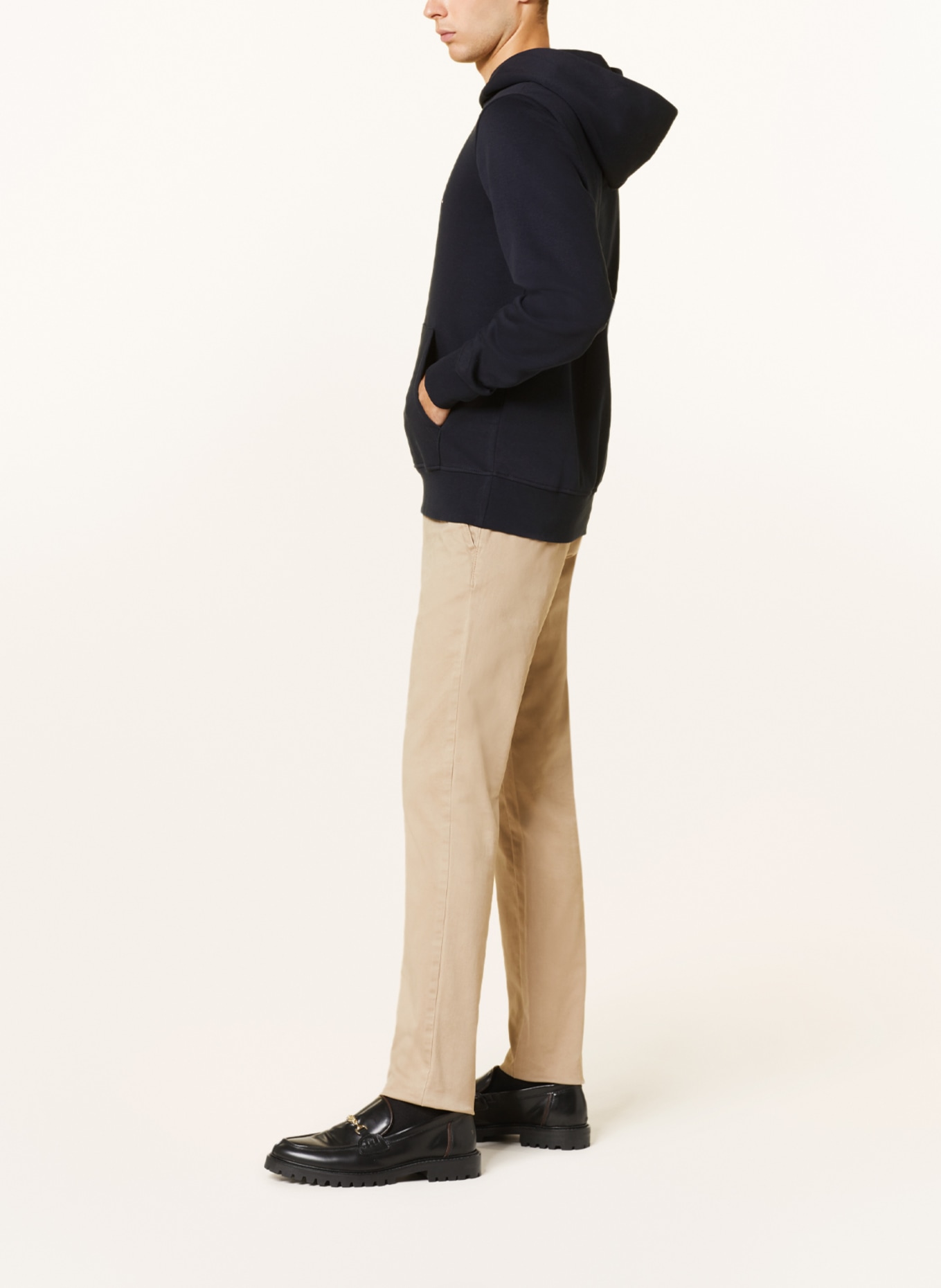 TOMMY HILFIGER Hoodie: DUNKELBLAU