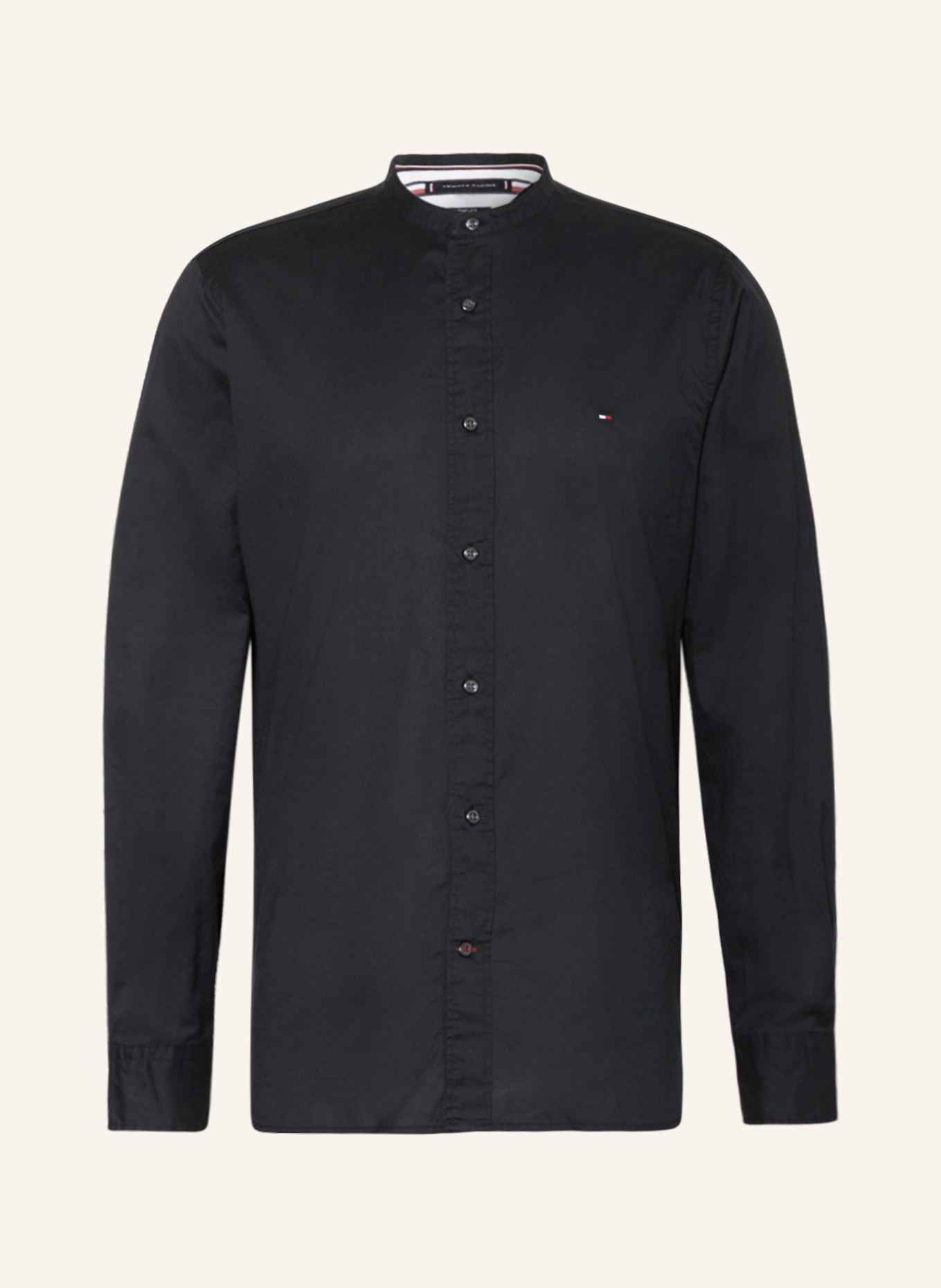 TOMMY HILFIGER Shirt regular fit, Color: BLACK (Image 1)