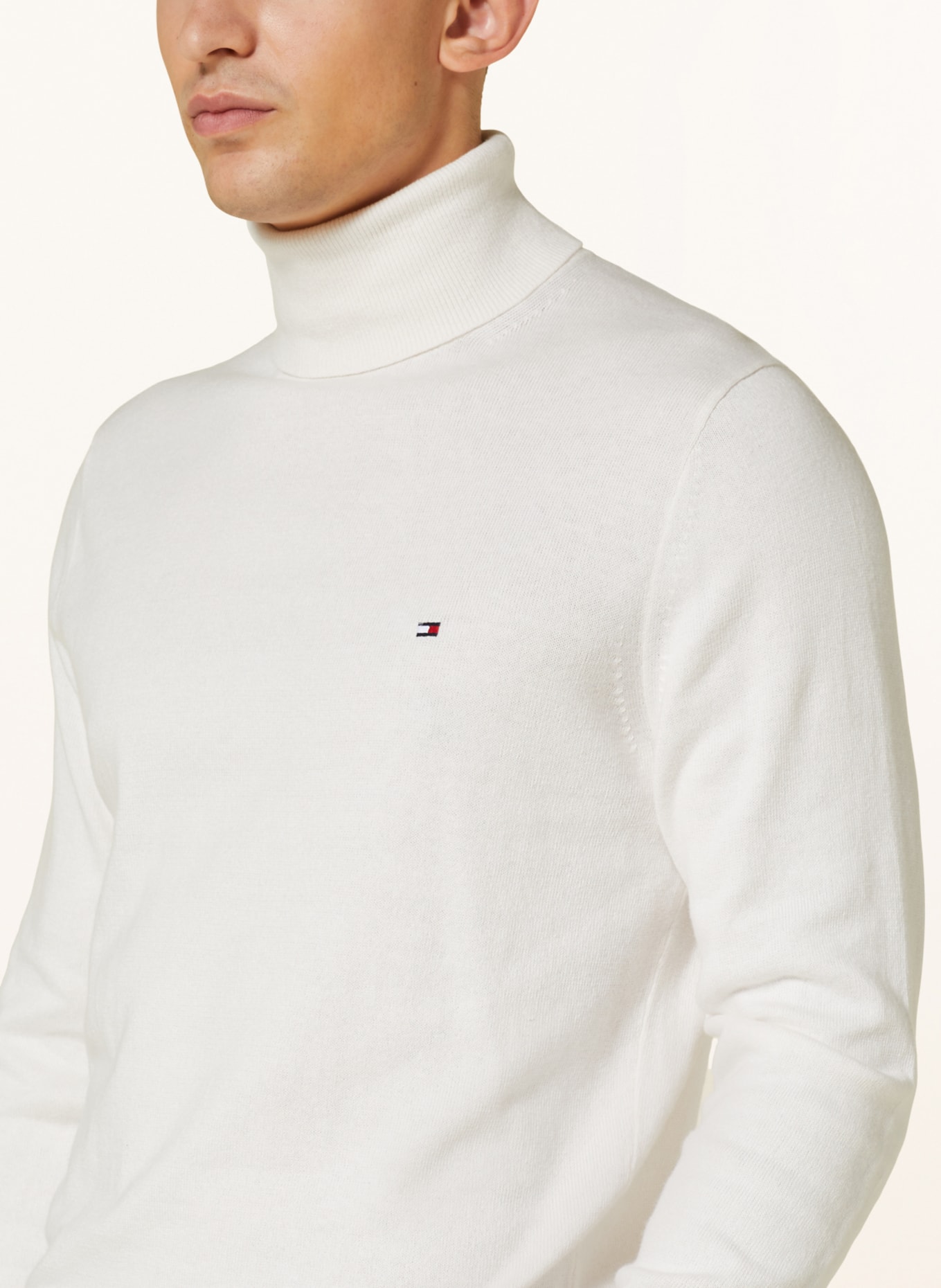 TOMMY HILFIGER Turtleneck sweater, Color: WHITE (Image 4)
