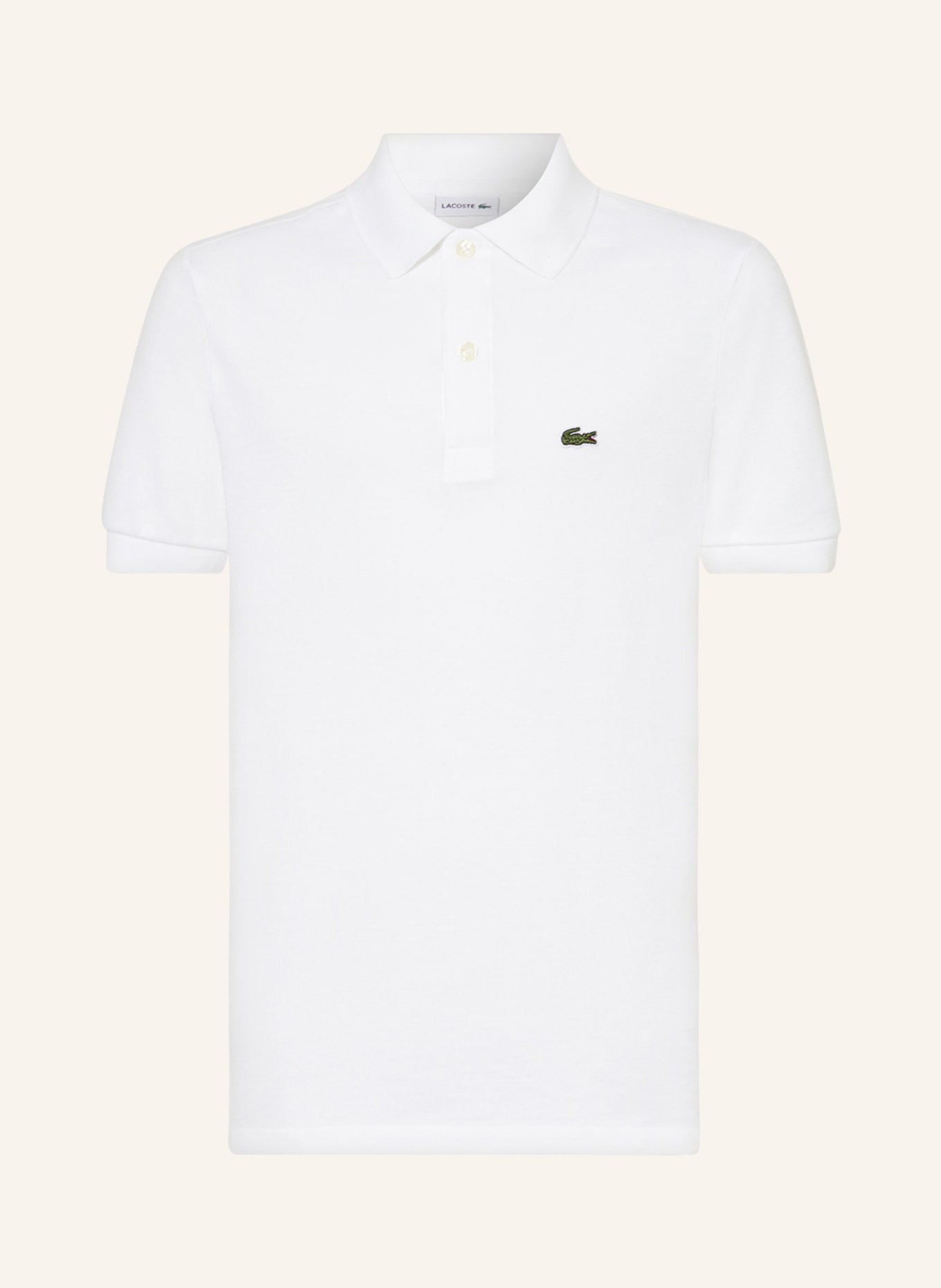LACOSTE Piqué-Poloshirt, Farbe: WEISS (Bild 1)