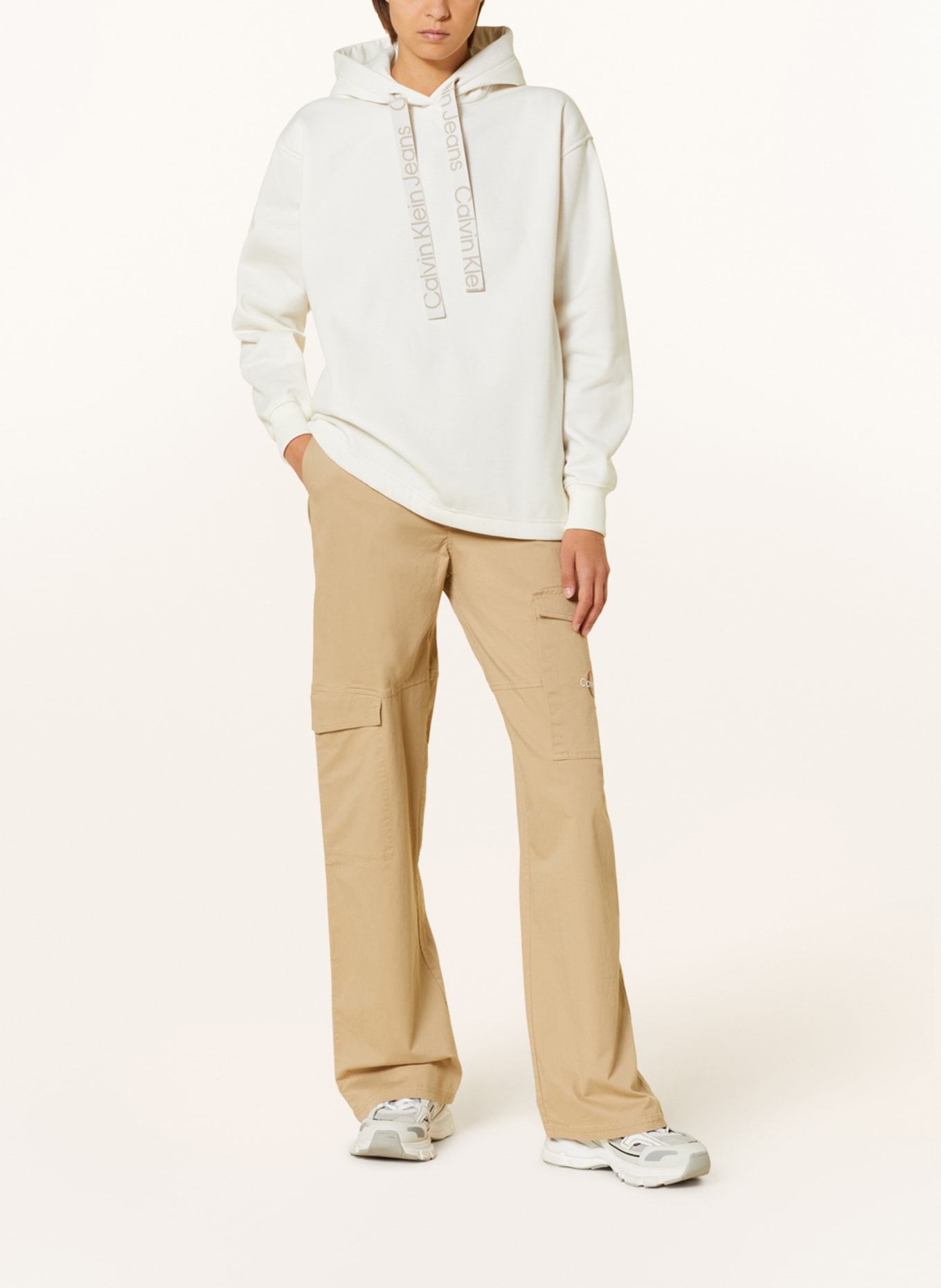 Calvin Klein Jeans Hoodie, Farbe: ECRU (Bild 2)