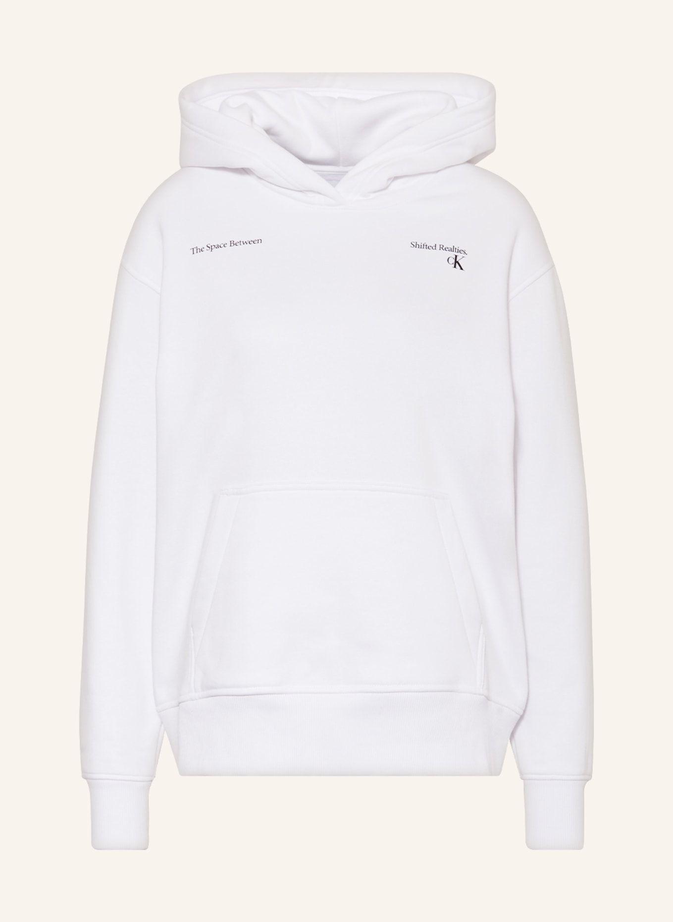 Calvin Klein Jeans Hoodie, Color: WHITE (Image 1)