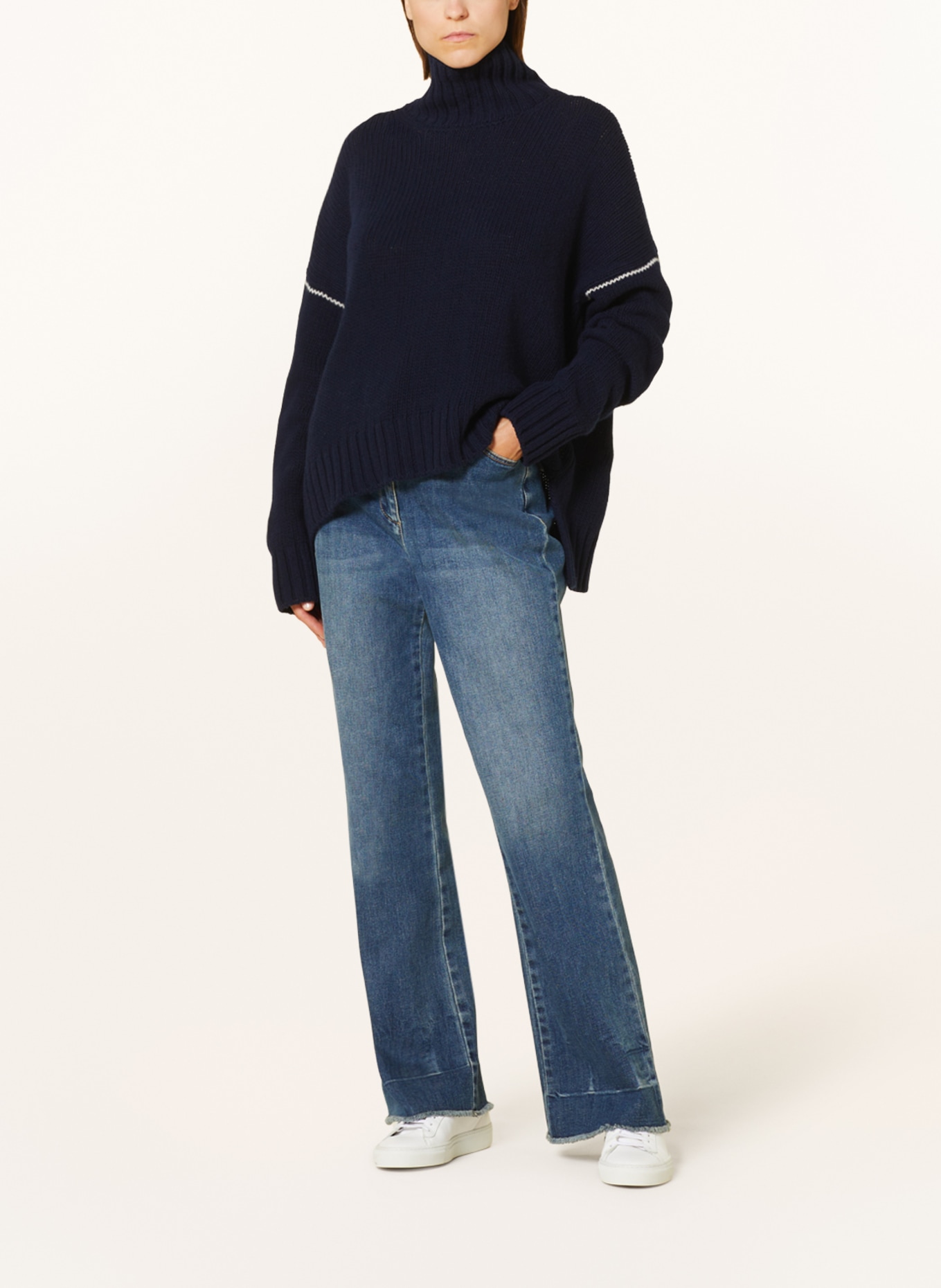 WOOLRICH Pullover, Farbe: DUNKELBLAU (Bild 2)