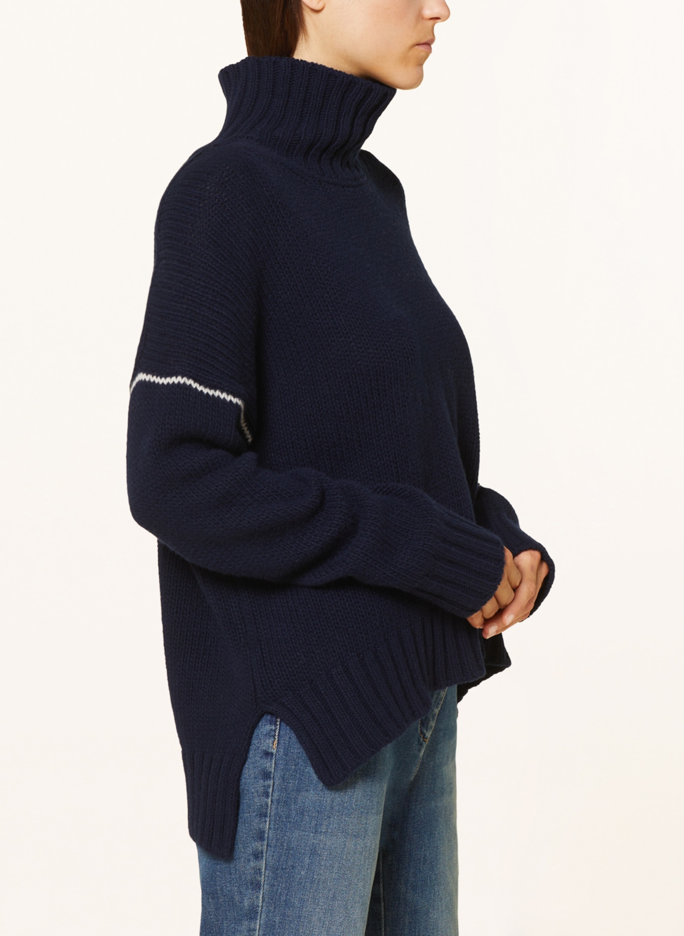 WOOLRICH Pullover, Farbe: DUNKELBLAU (Bild 4)