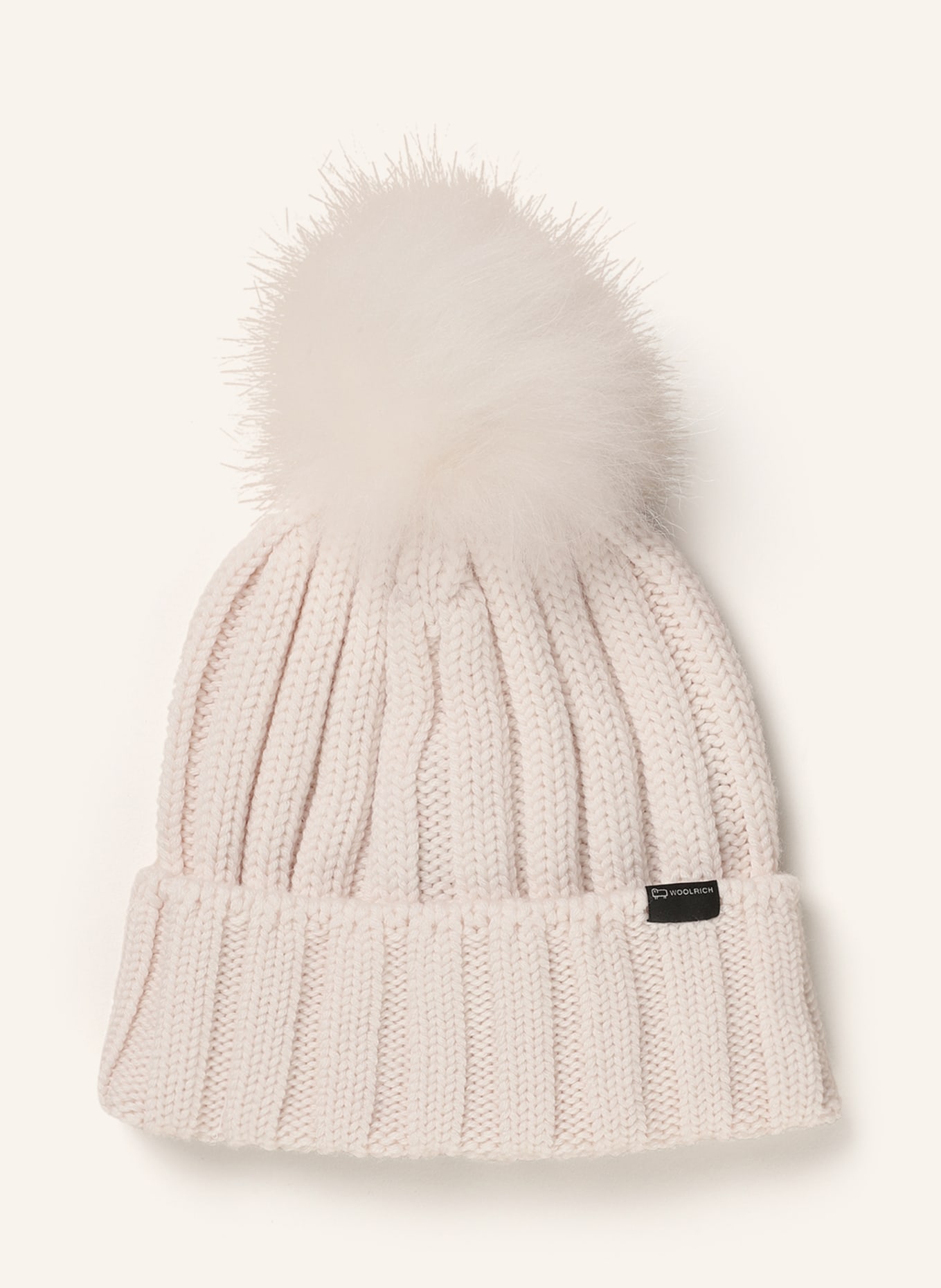 WOOLRICH Beanie, Color: CREAM (Image 1)